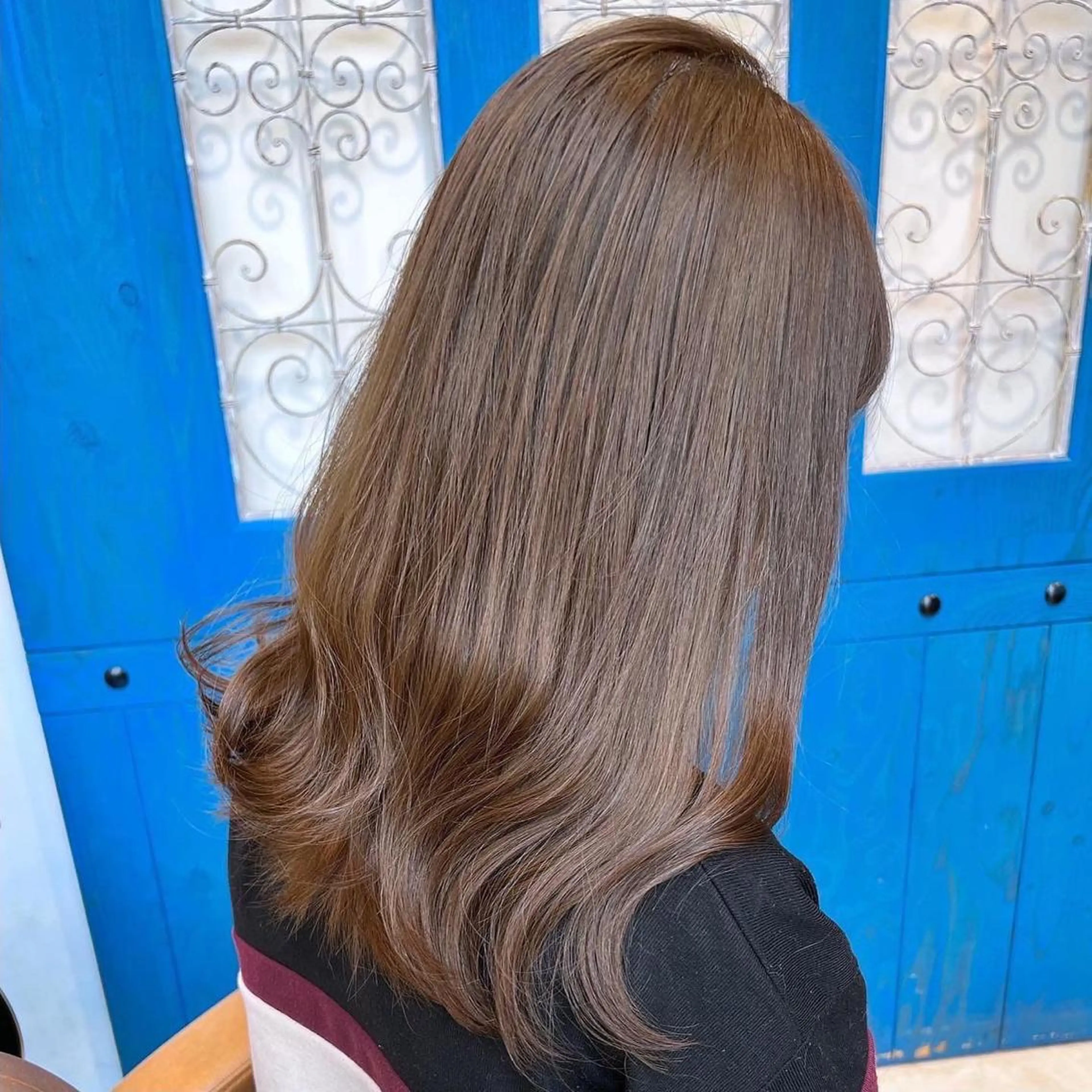 ミディアム カラー ブラウンカラー ブリーチなし/暖色/ 透明感/ririkaのヘアスタイル