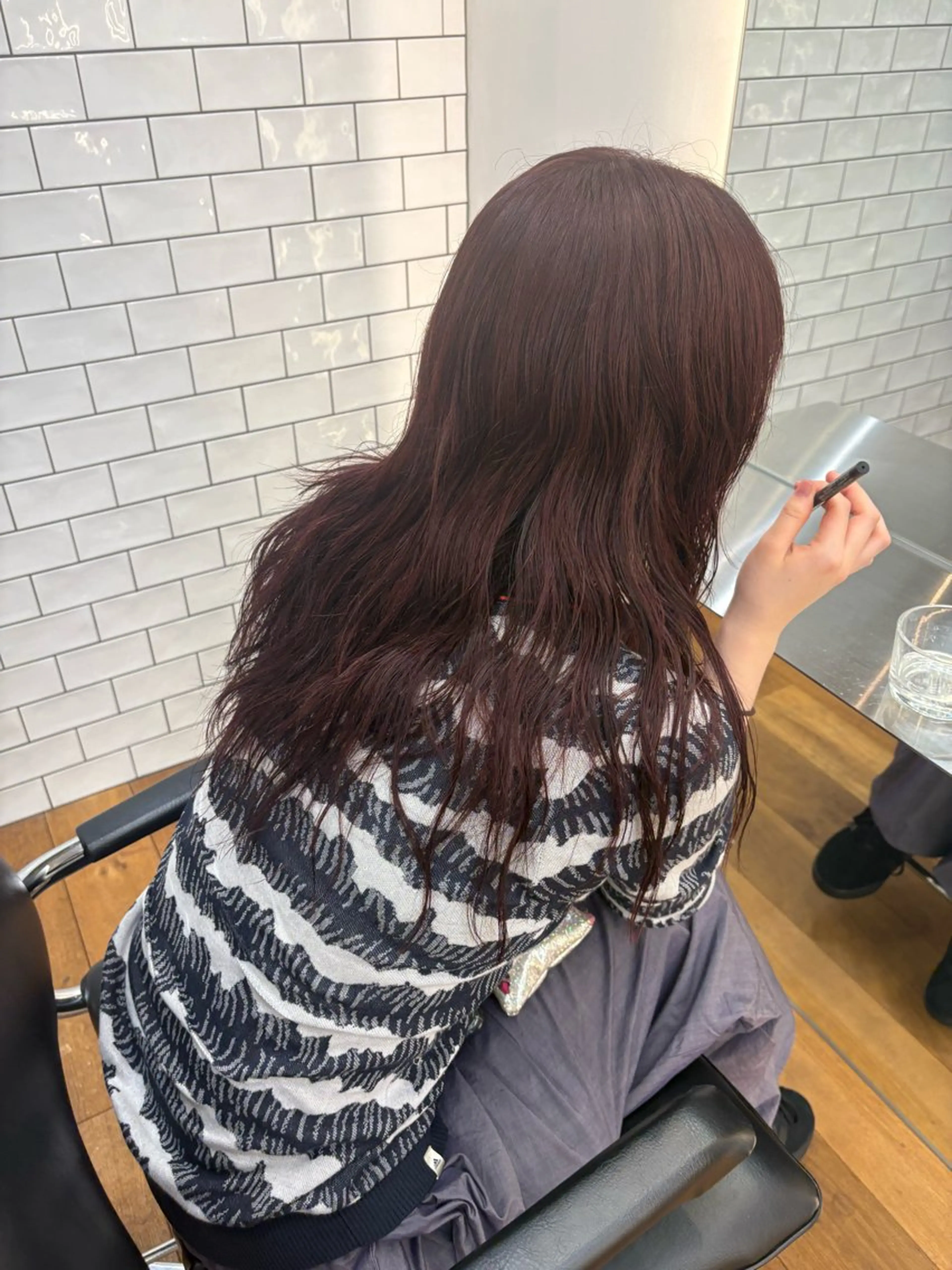 ロング ヘアカラー トリートメント MEY HAIR CURLYS所属・SHIORI🎀 ブリーチ/艶カラーのヘアスタイル