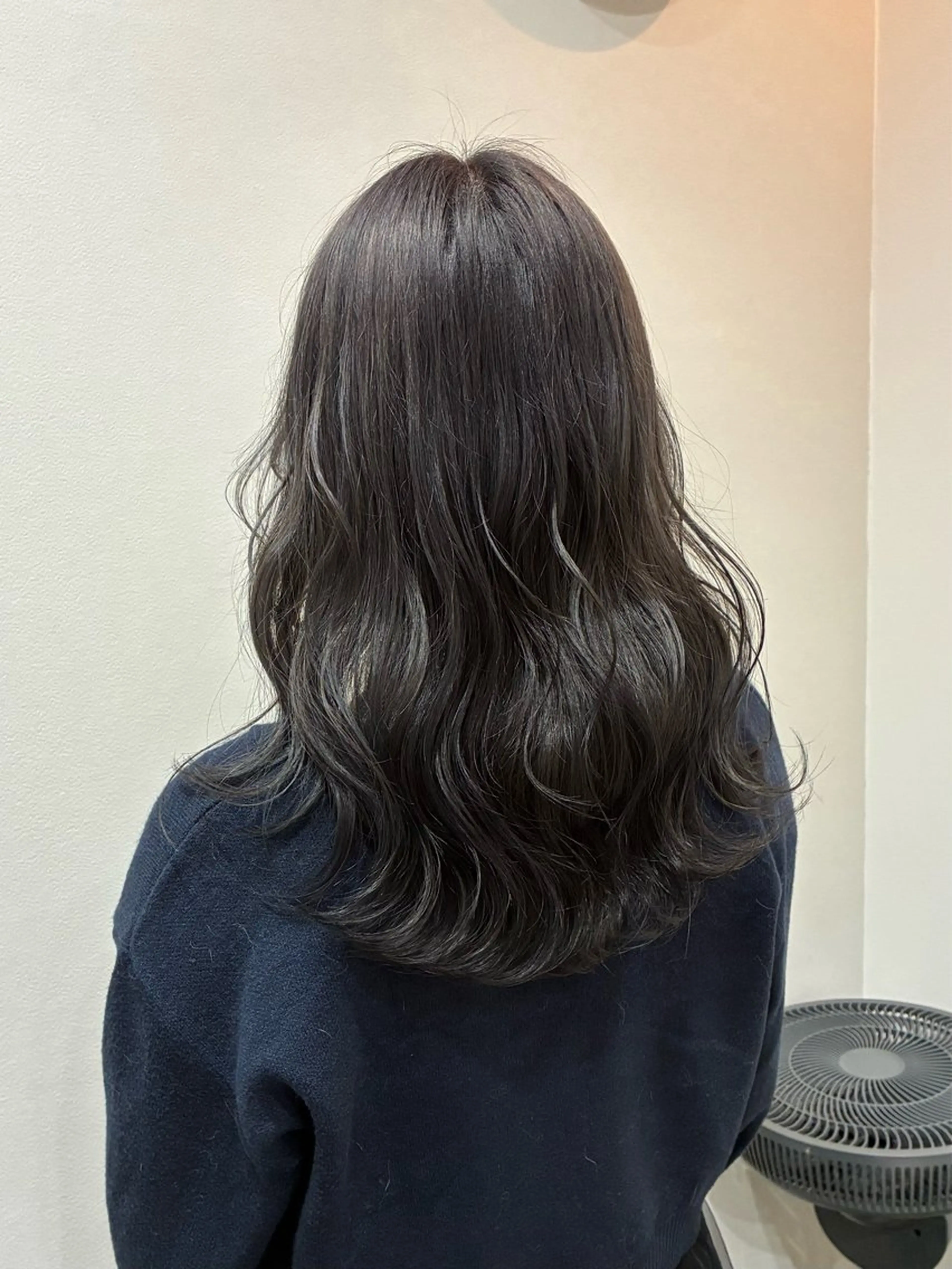 セミロング ヘアカラー トリートメント 柴田真衣 /ナチュラル/半個室のヘアスタイル