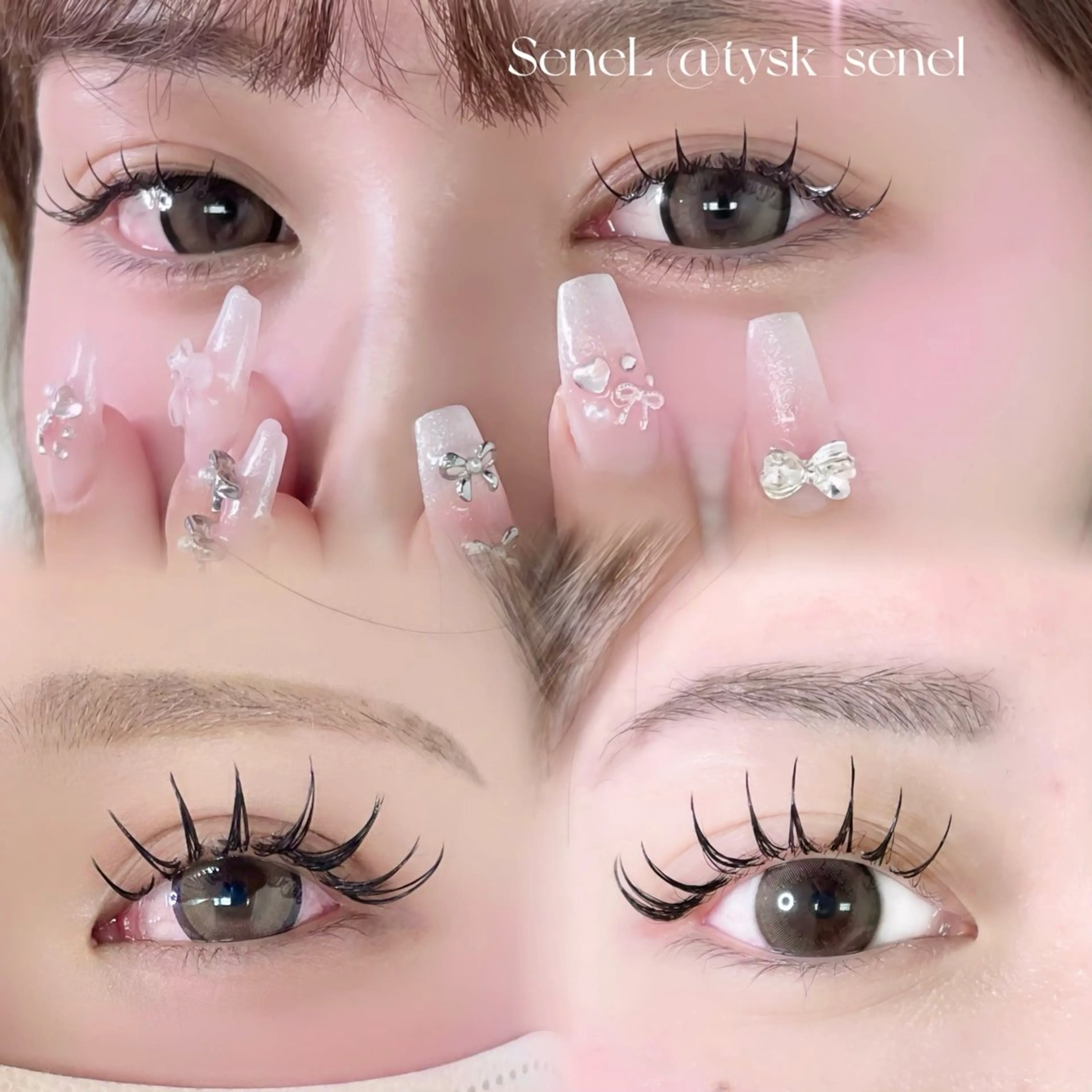 マツエク・マツパ 大阪梅田 SAKI 韓国風束感まつ毛のマツエク・マツパデザイン