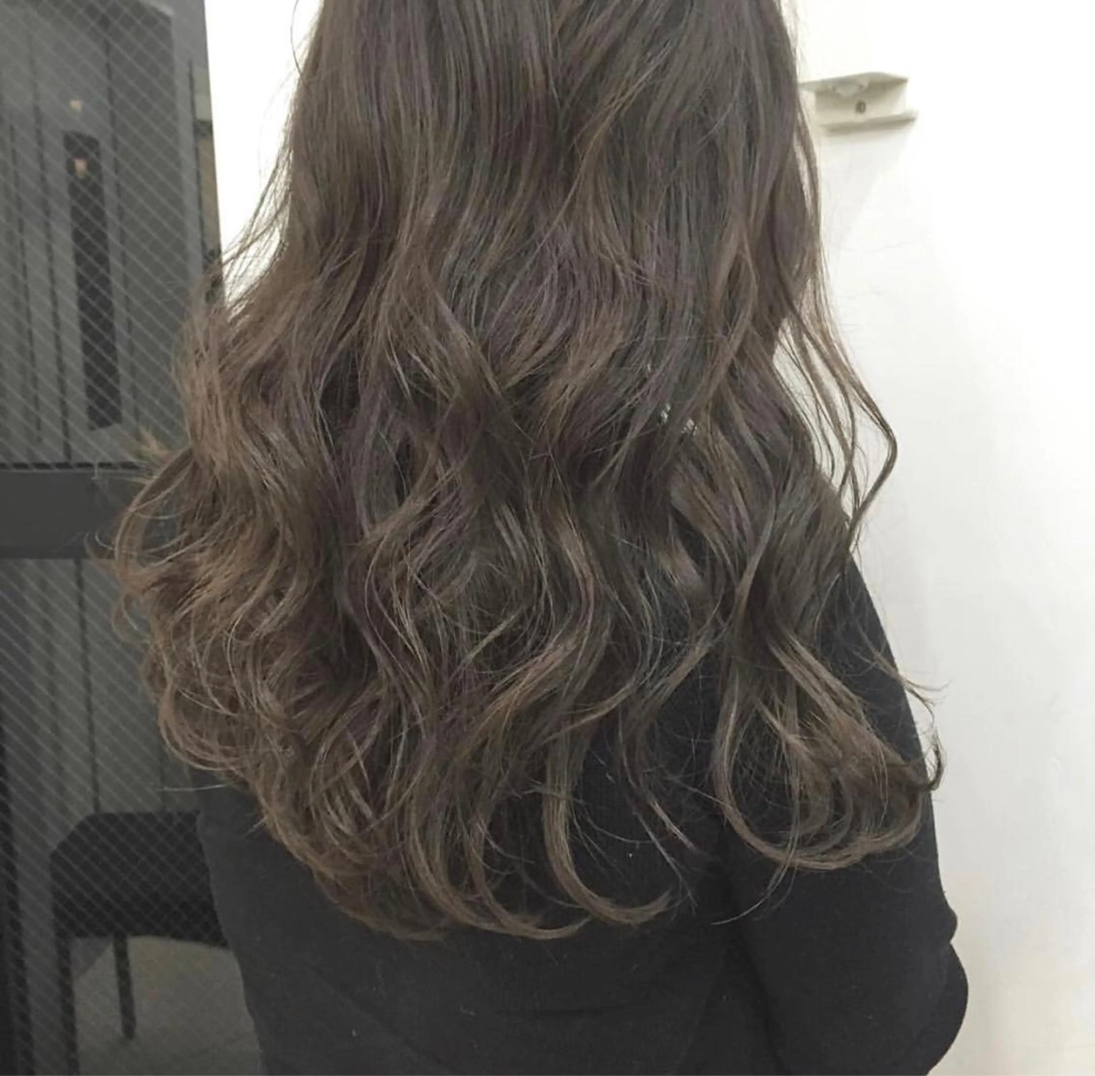 ロング カラー パーマ ヘアアレンジ hayaka todaのヘアスタイル