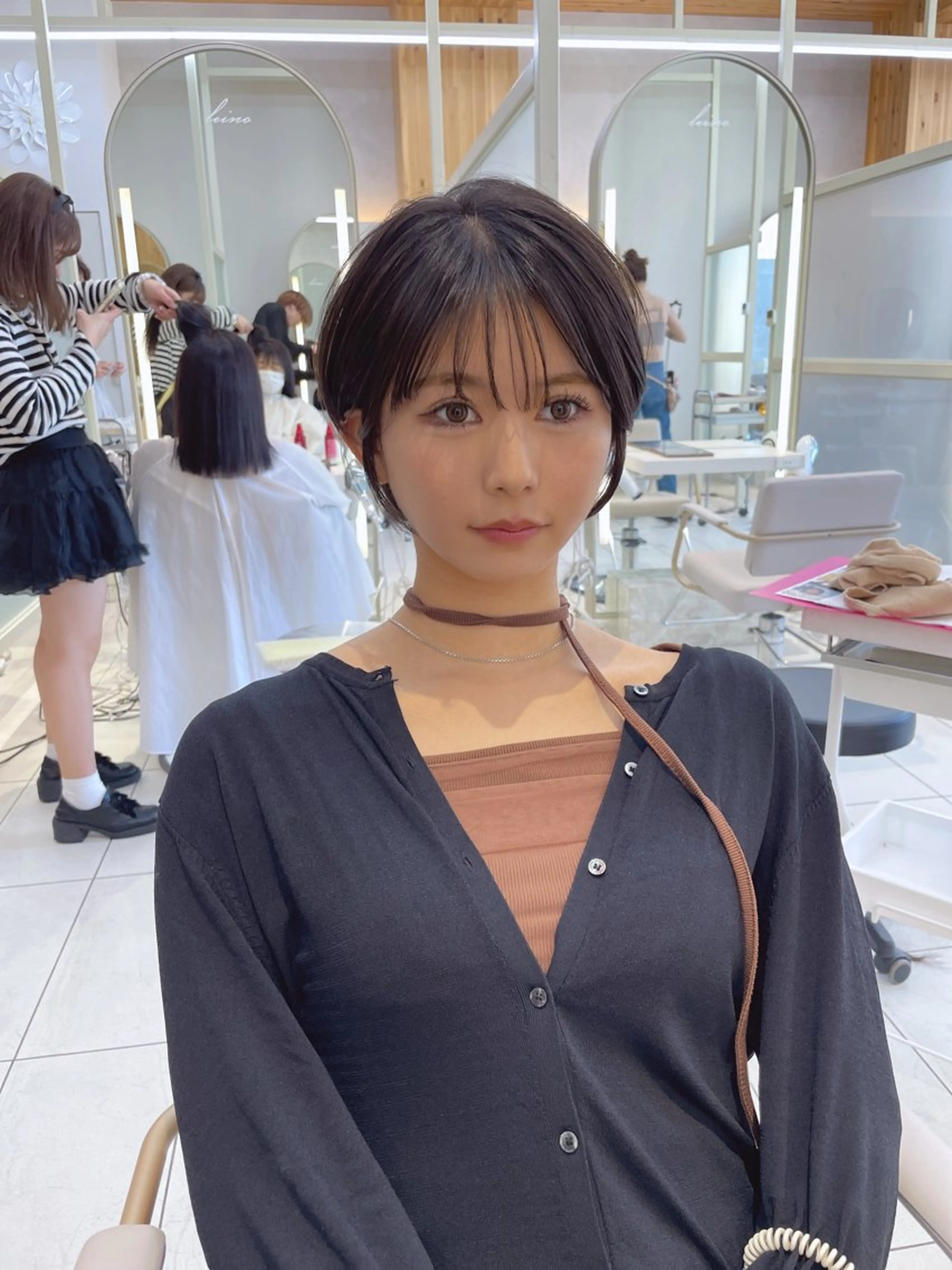 ショート 顔周り/透明感カラー /韓国ヘア/TAKUのヘアスタイル