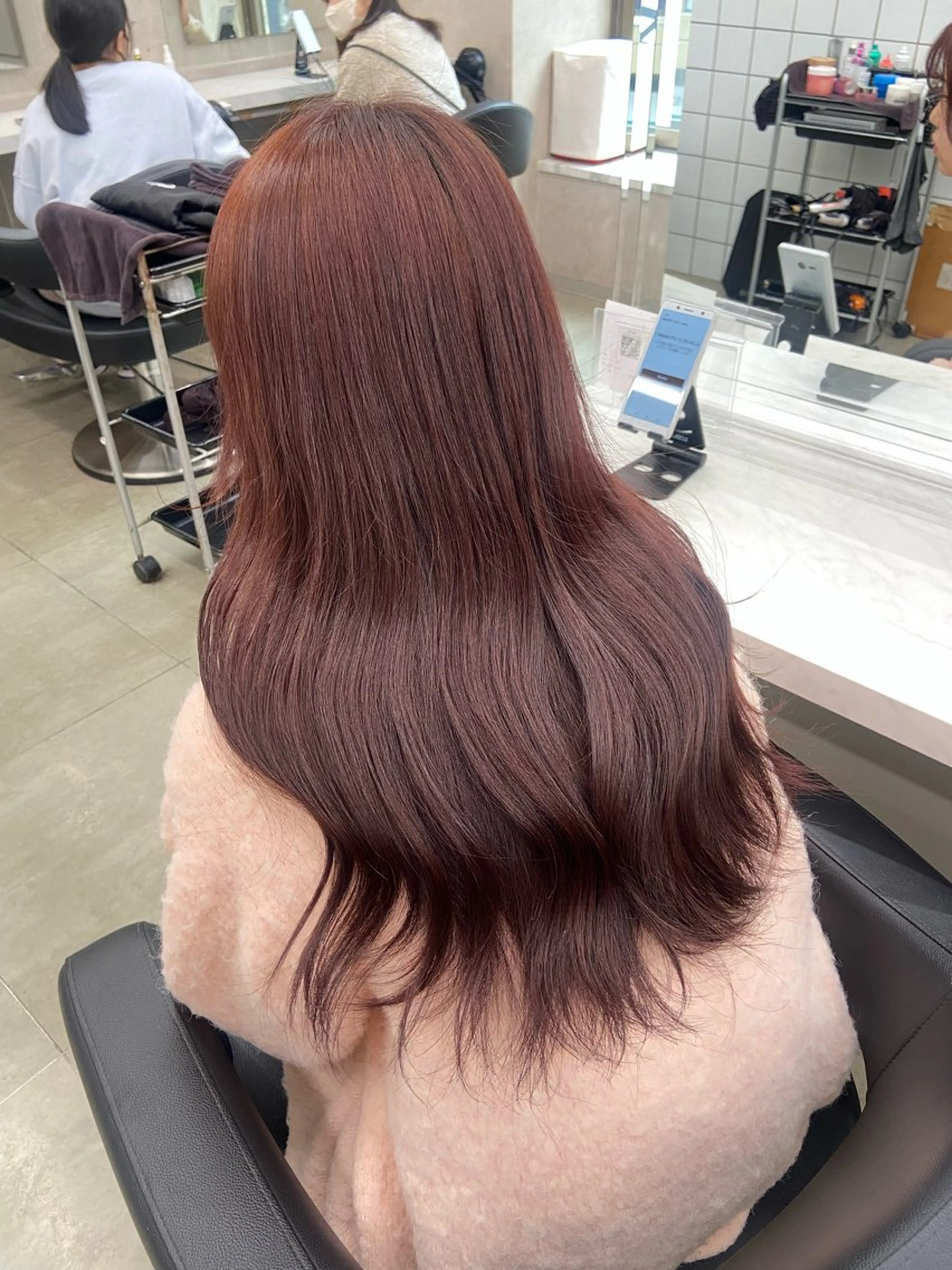 ロング カラー ヘアアレンジ flammeum所属・ハイトーン/ボブ /misakiのヘアスタイル