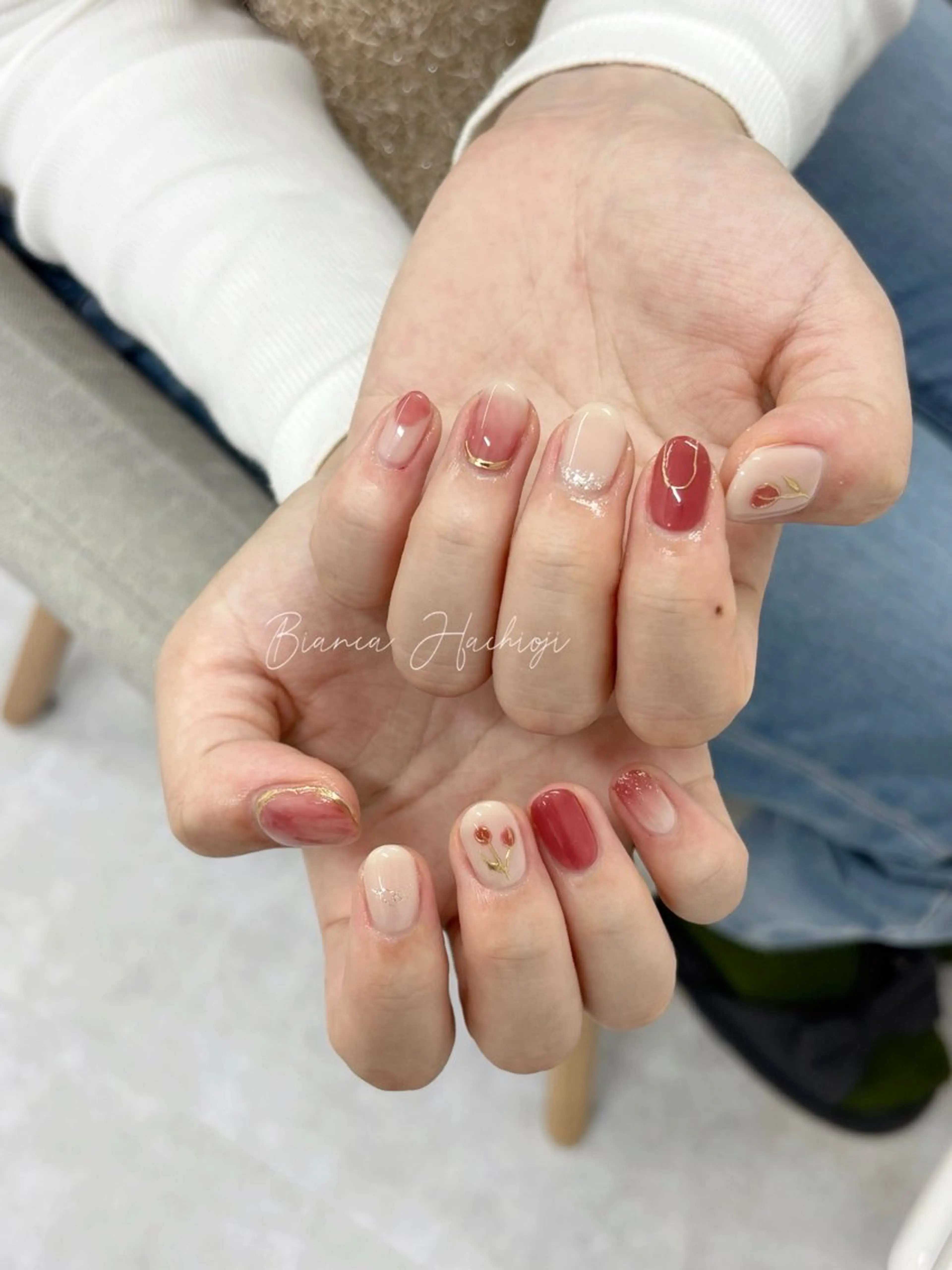 ネイル ハンドネイル Bianca🩶 SHIONOのネイルデザイン