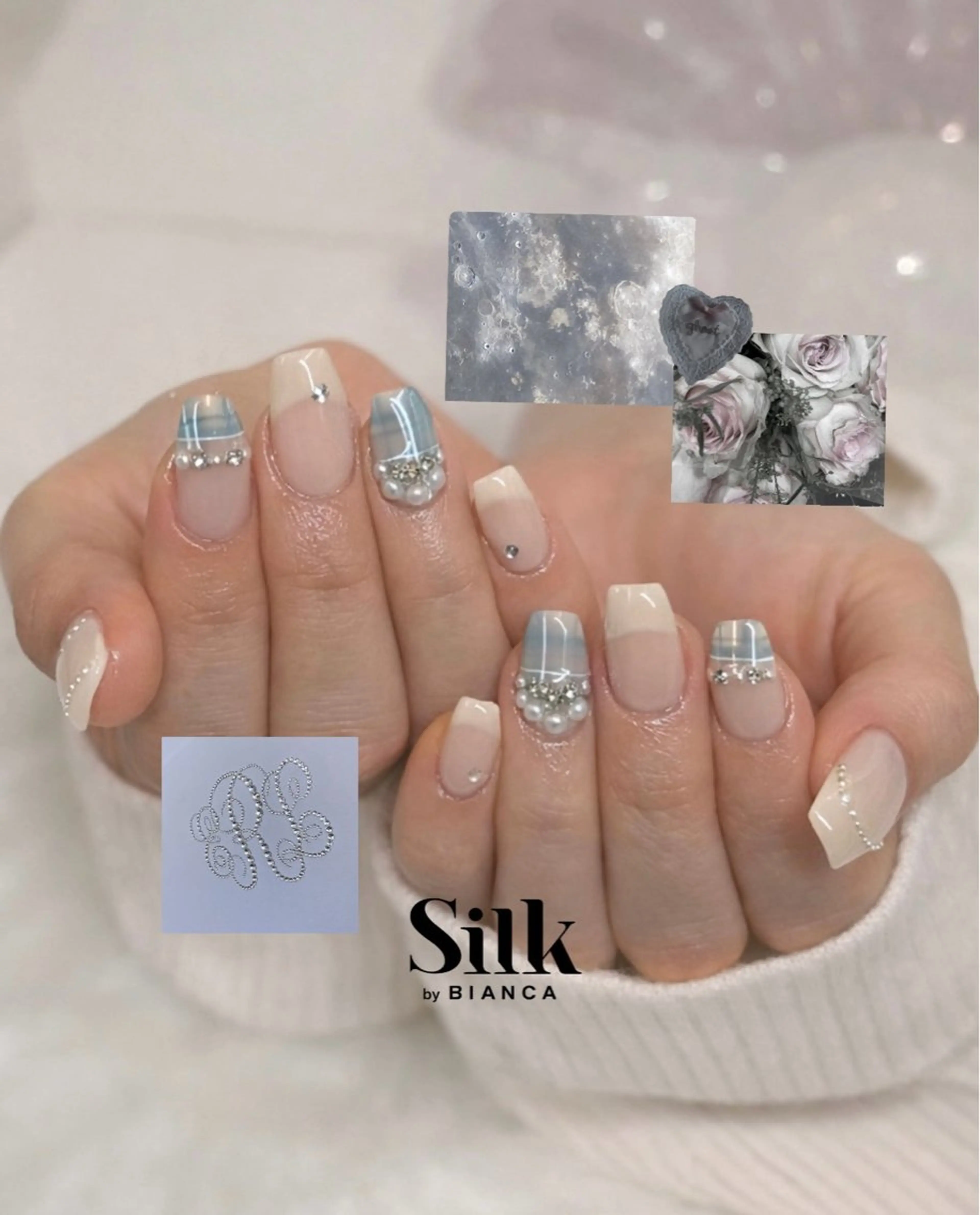 ネイル ハンドネイル 🎀Silk by Bianca陽菜果のネイルデザイン