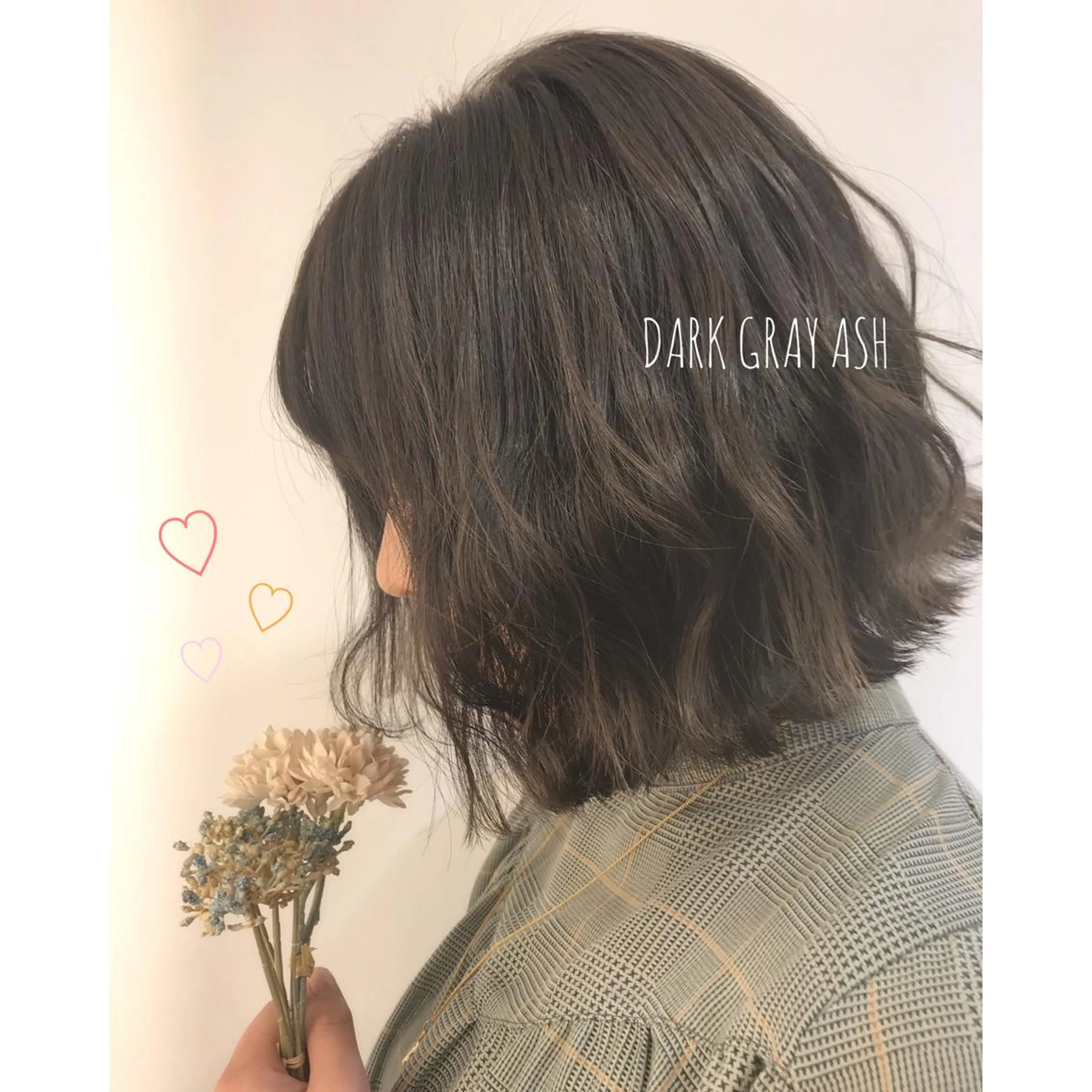 ミディアム カラー ヘアアレンジ ヘアカラー シアーベージュニスト 🥣大石亜里紗のヘアスタイル