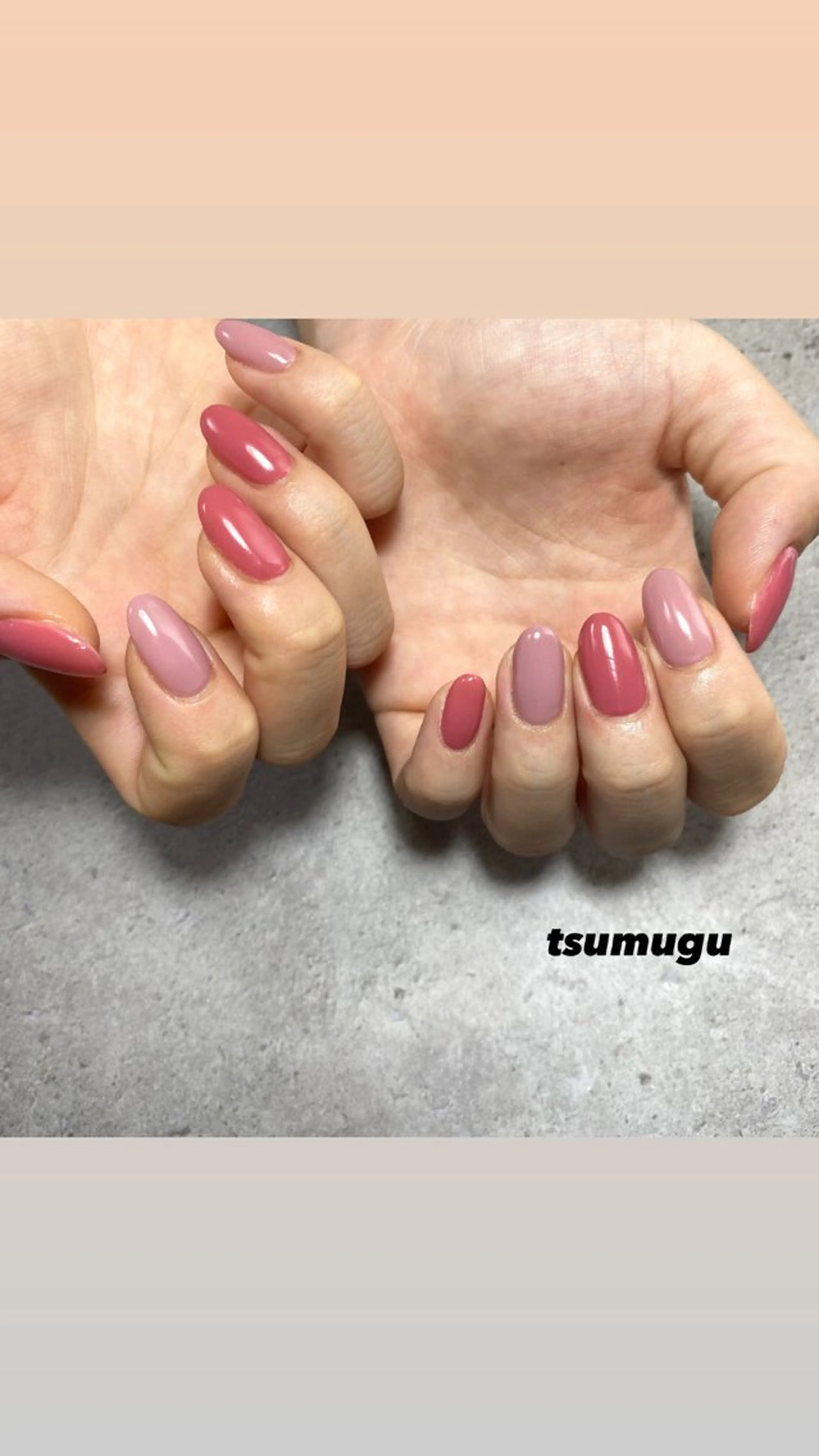 ネイル キラキラネイル マグネットネイル ミラーネイル オフィスネイル シンプルネイル ハンドネイル つむぐ サロンのネイルデザイン