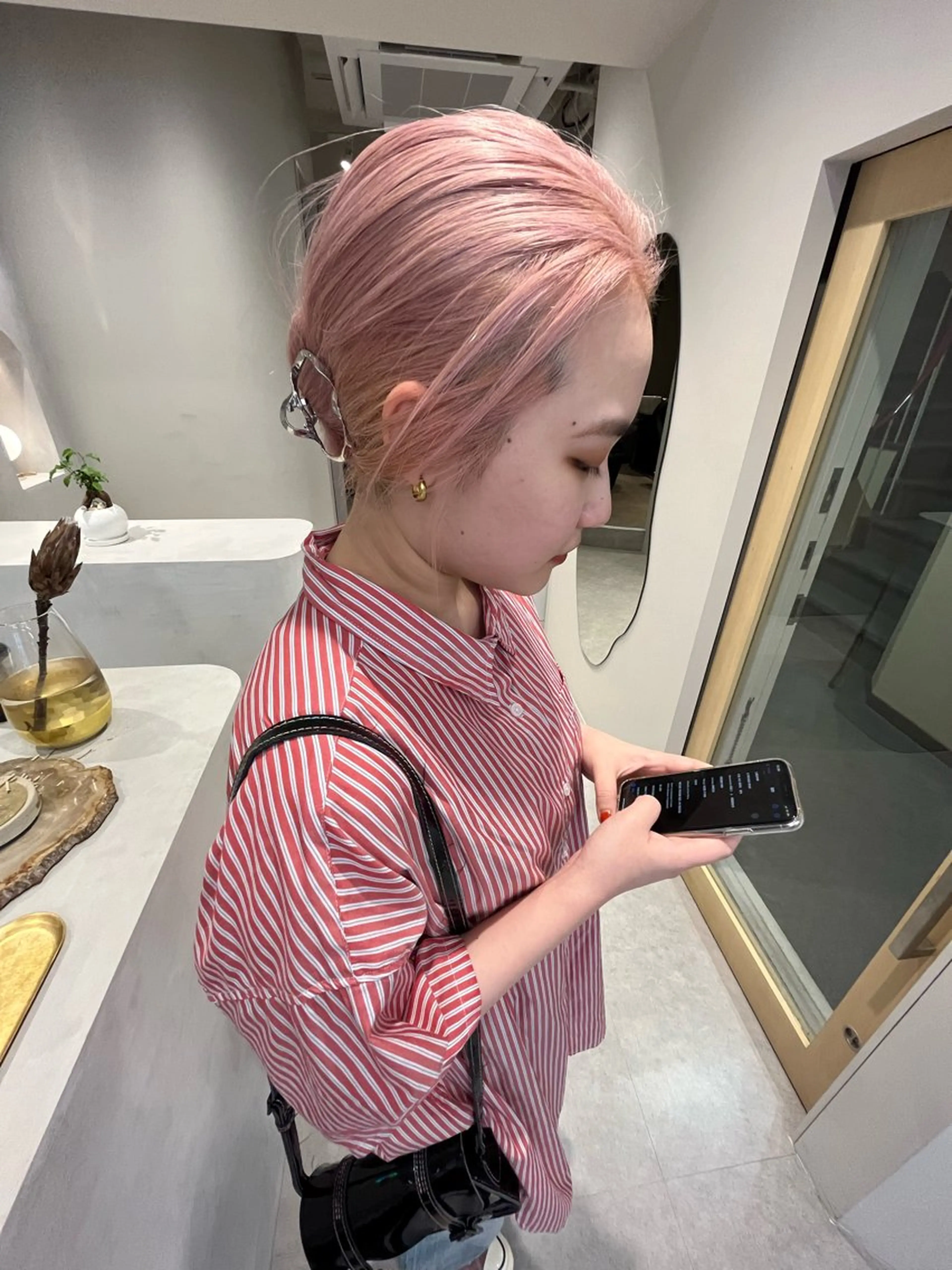 ショート カット ヘアカラー ハイトーン/ ボブ 中村麟のヘアスタイル