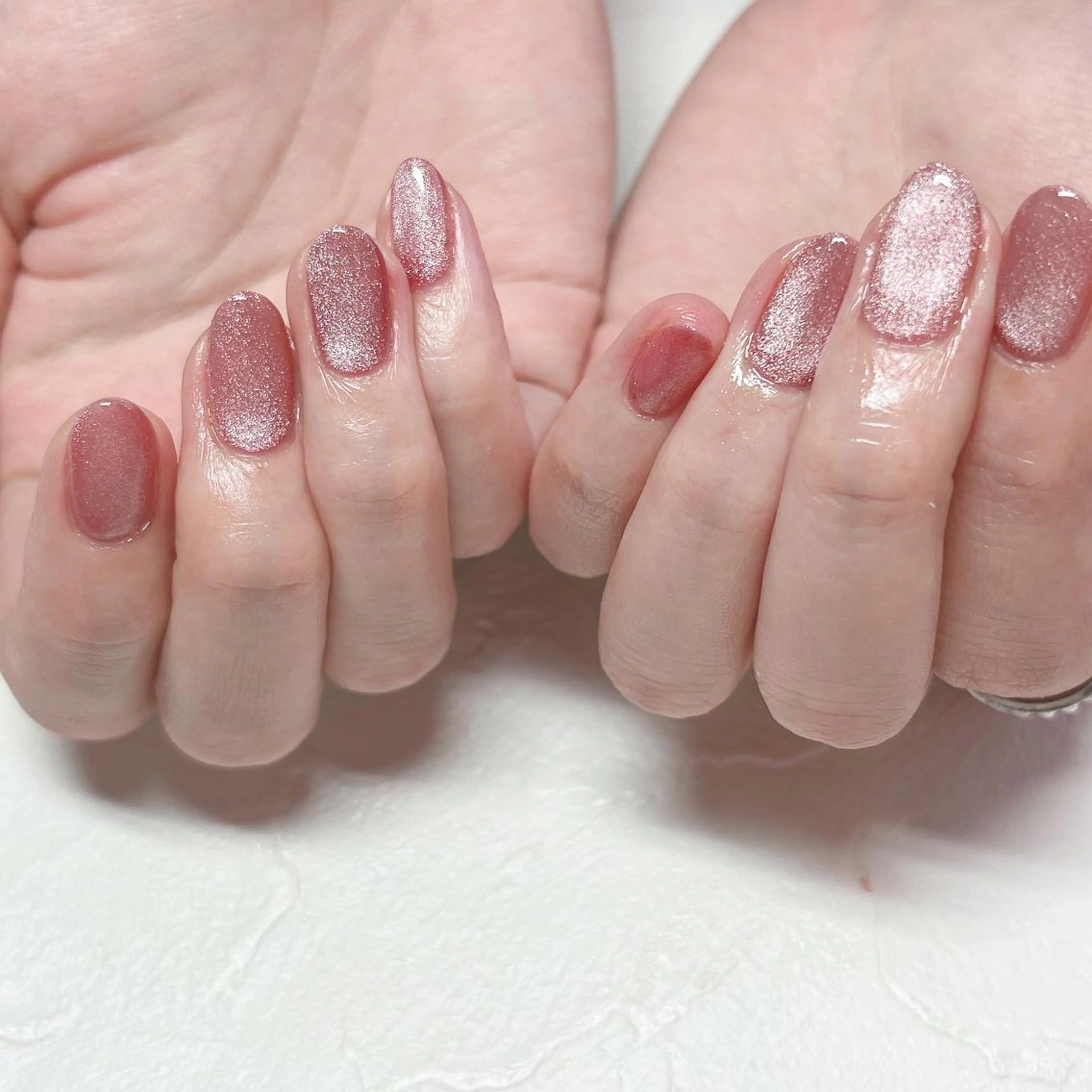 ネイル マグネットネイル マグネットワンカラー ワンカラーネイル LI’A NAIL SALON所属・LIAnail MOEのネイルデザイン