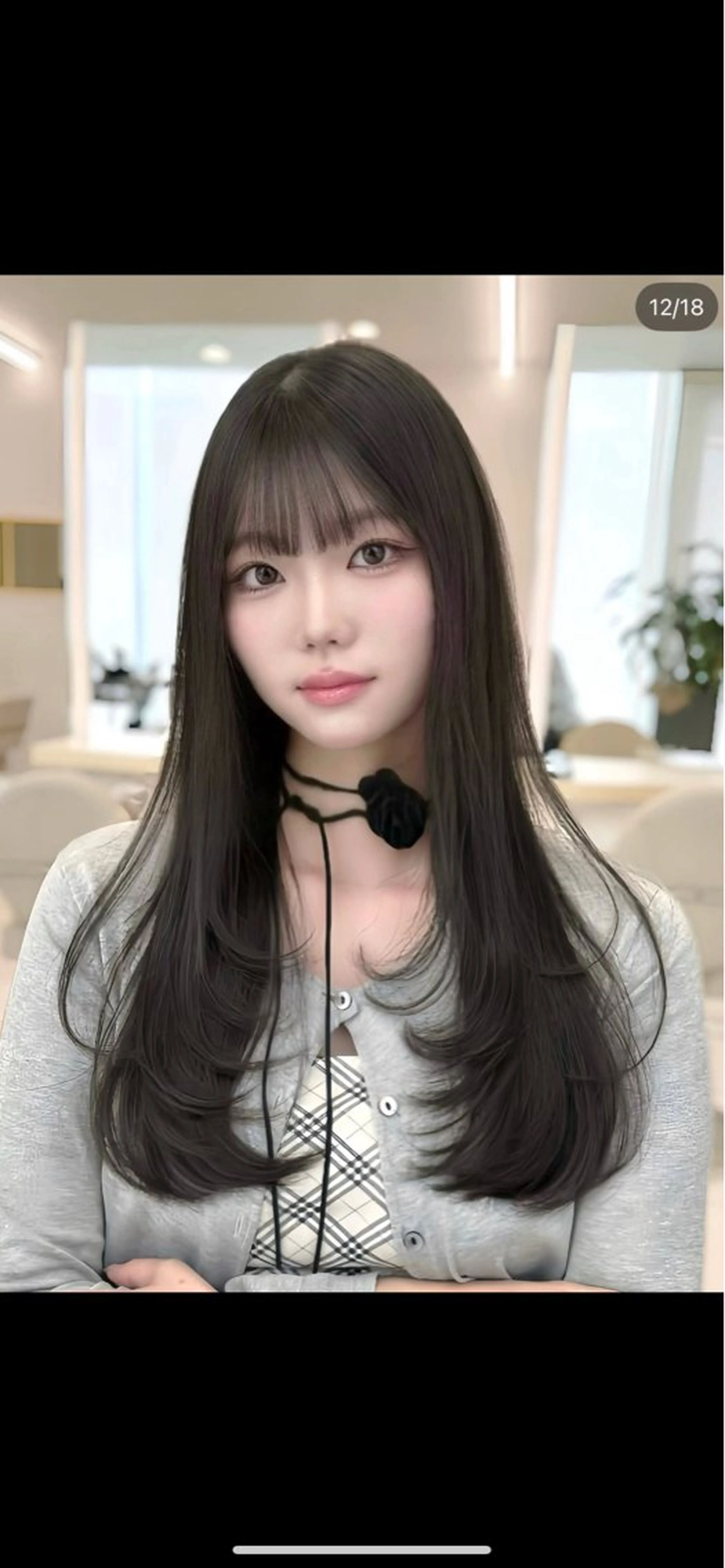 ロング カラー ブリーチ ケアカラー ブリーチなしカラー 髪質改善 韓国風ヘア カット ヘアカラー トリートメント ヘアセット ARMONY表参道店所属・韓国風レイヤーカラー ライムのヘアスタイル