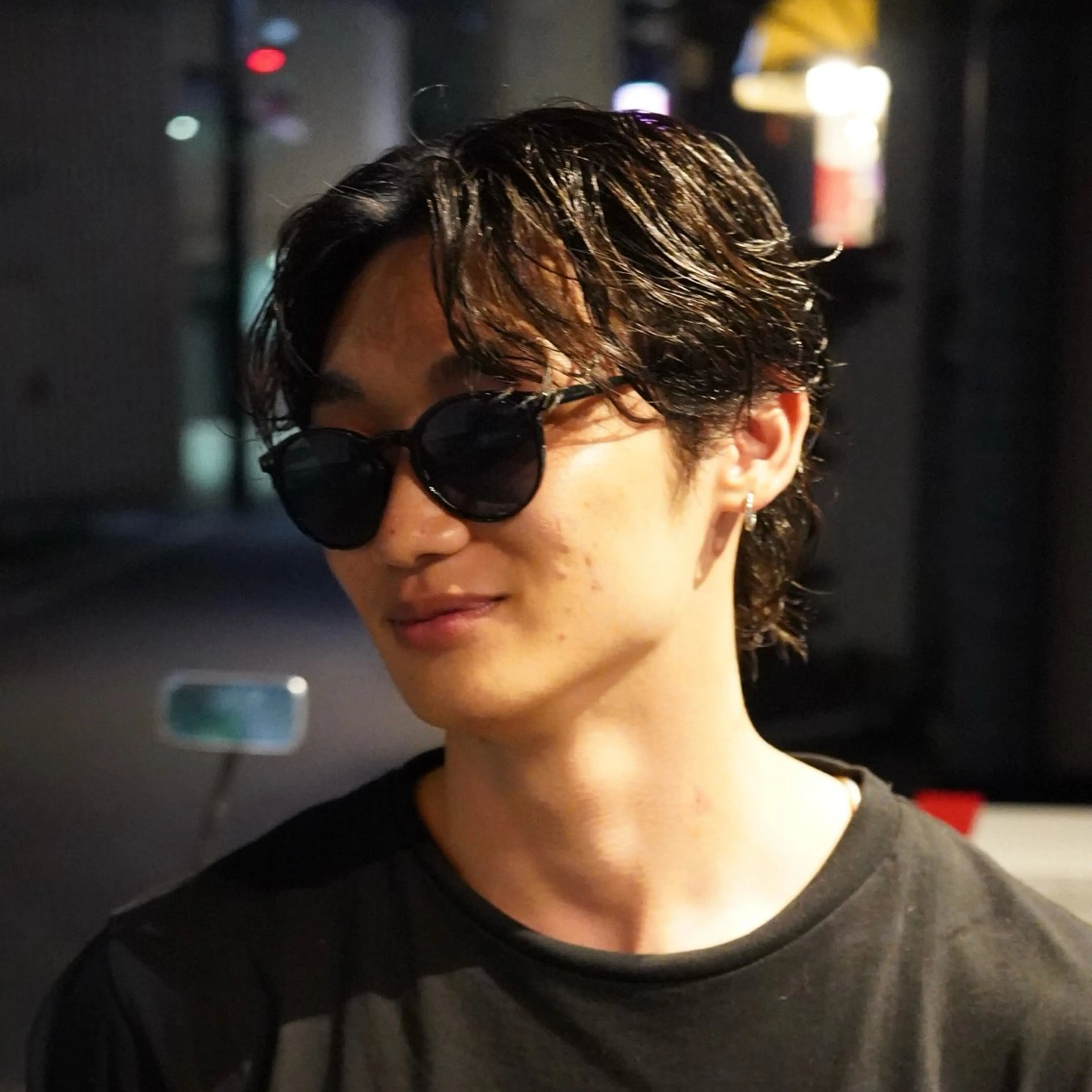 ミディアム パーマ メンズ カット パーマ GAKU /フェード /メンズ/難波のヘアスタイル