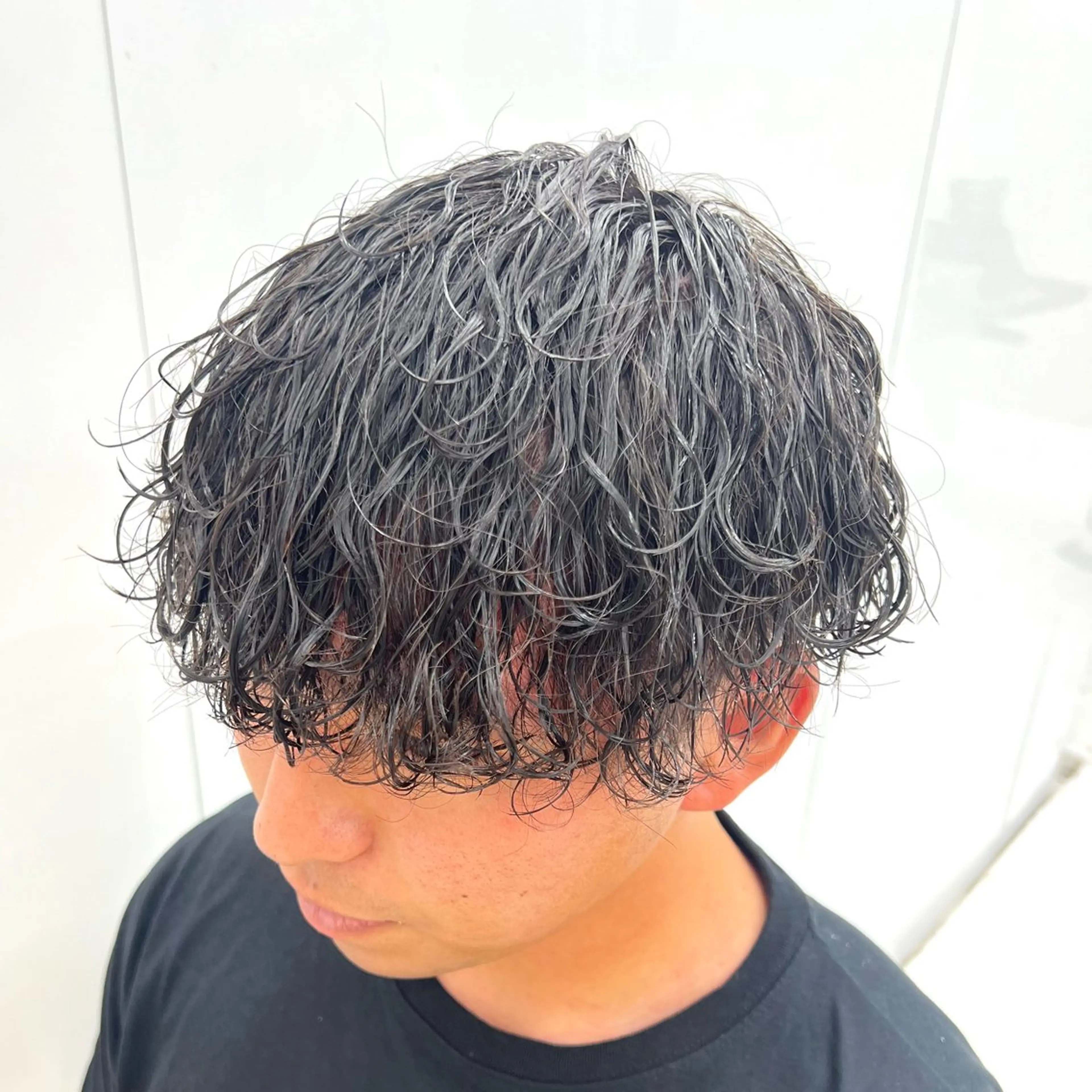 ショート パーマ メンズ 柏メンズカットパーマ NO.1タイチのヘアスタイル