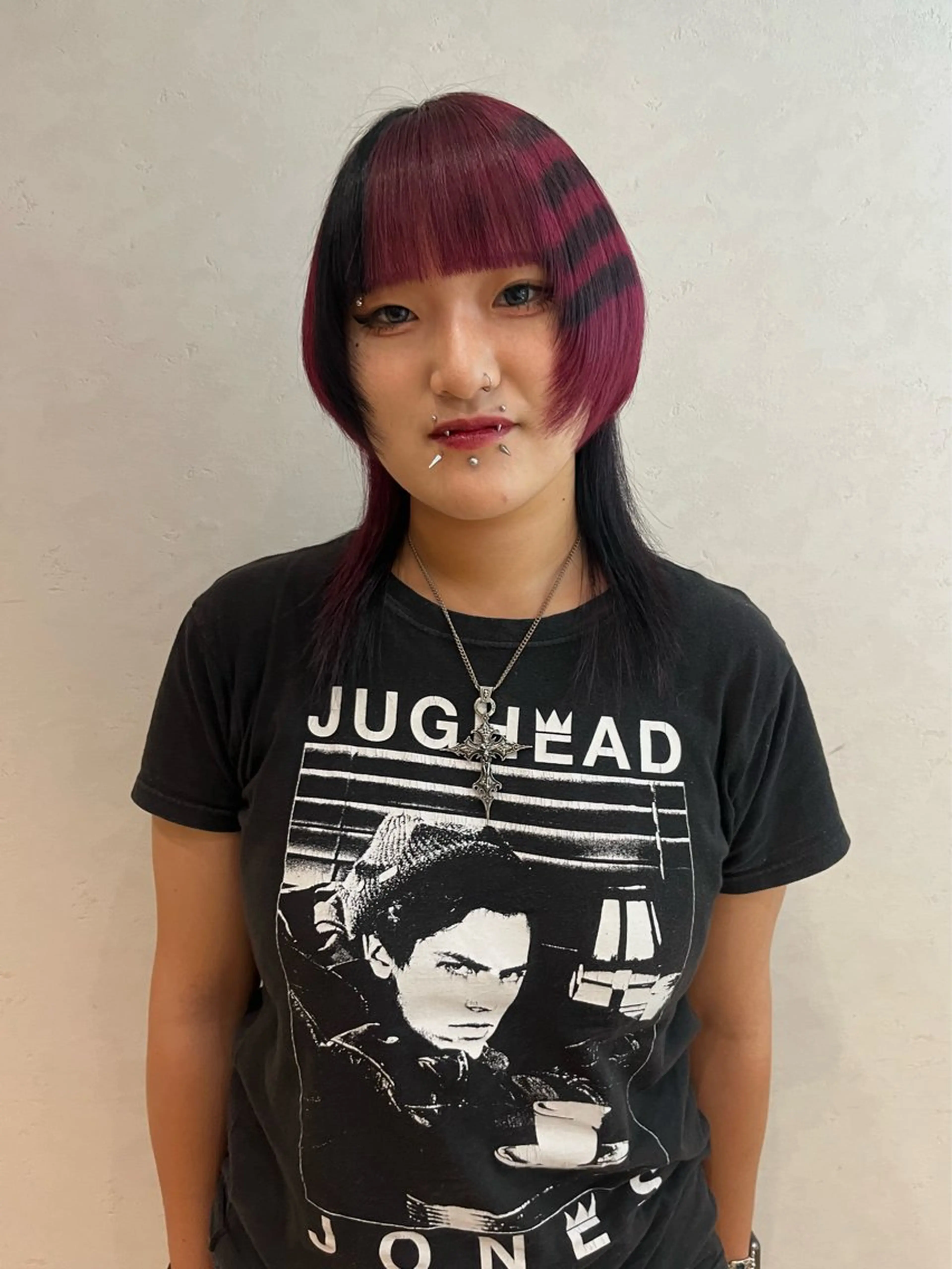 セミロング カット ヘアカラー ☀️コミヤマミユ☀️ /パーマ/ハイトーンのヘアスタイル