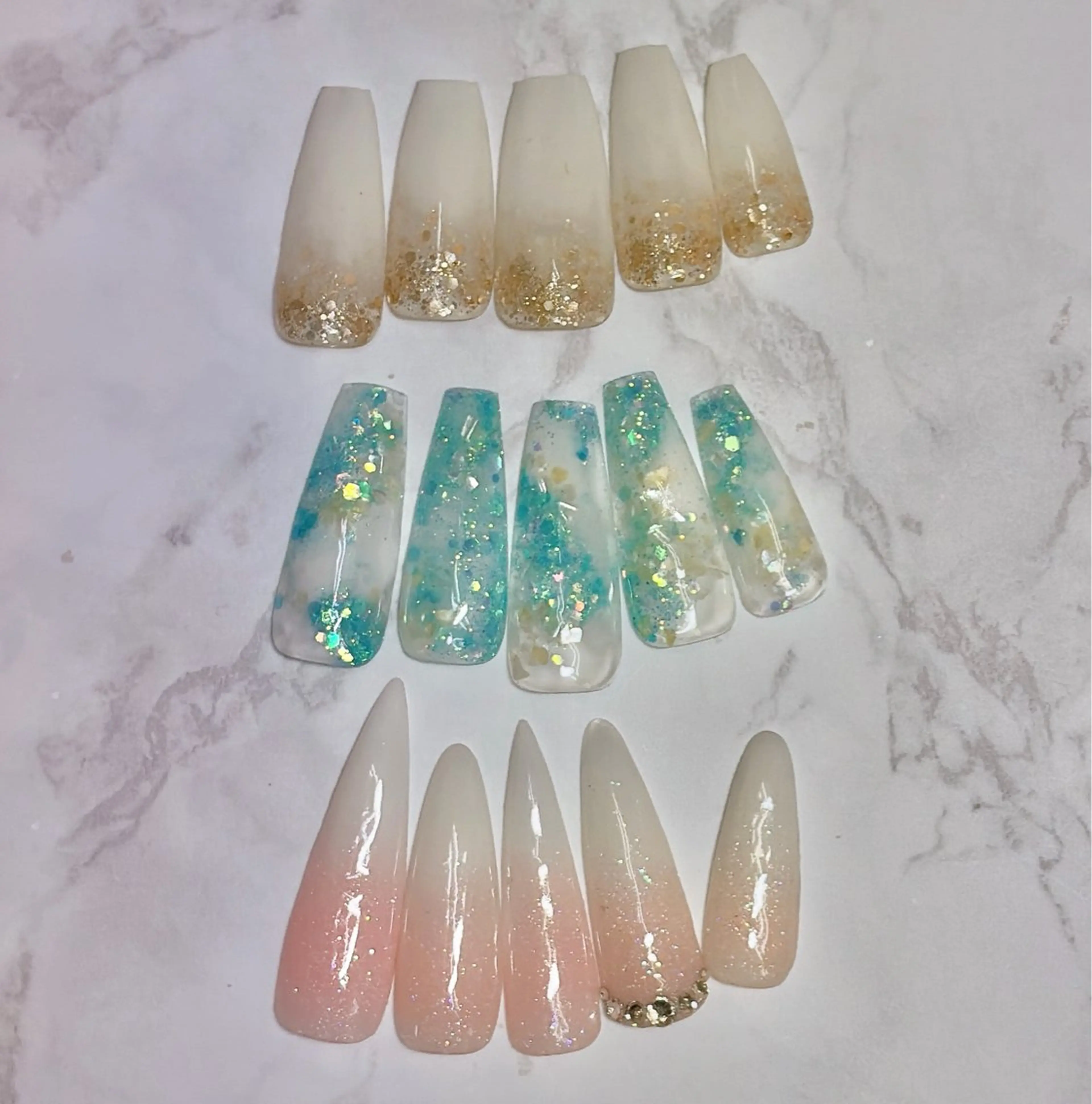 ネイル スカルプネイル レイジー スワンのネイルデザイン