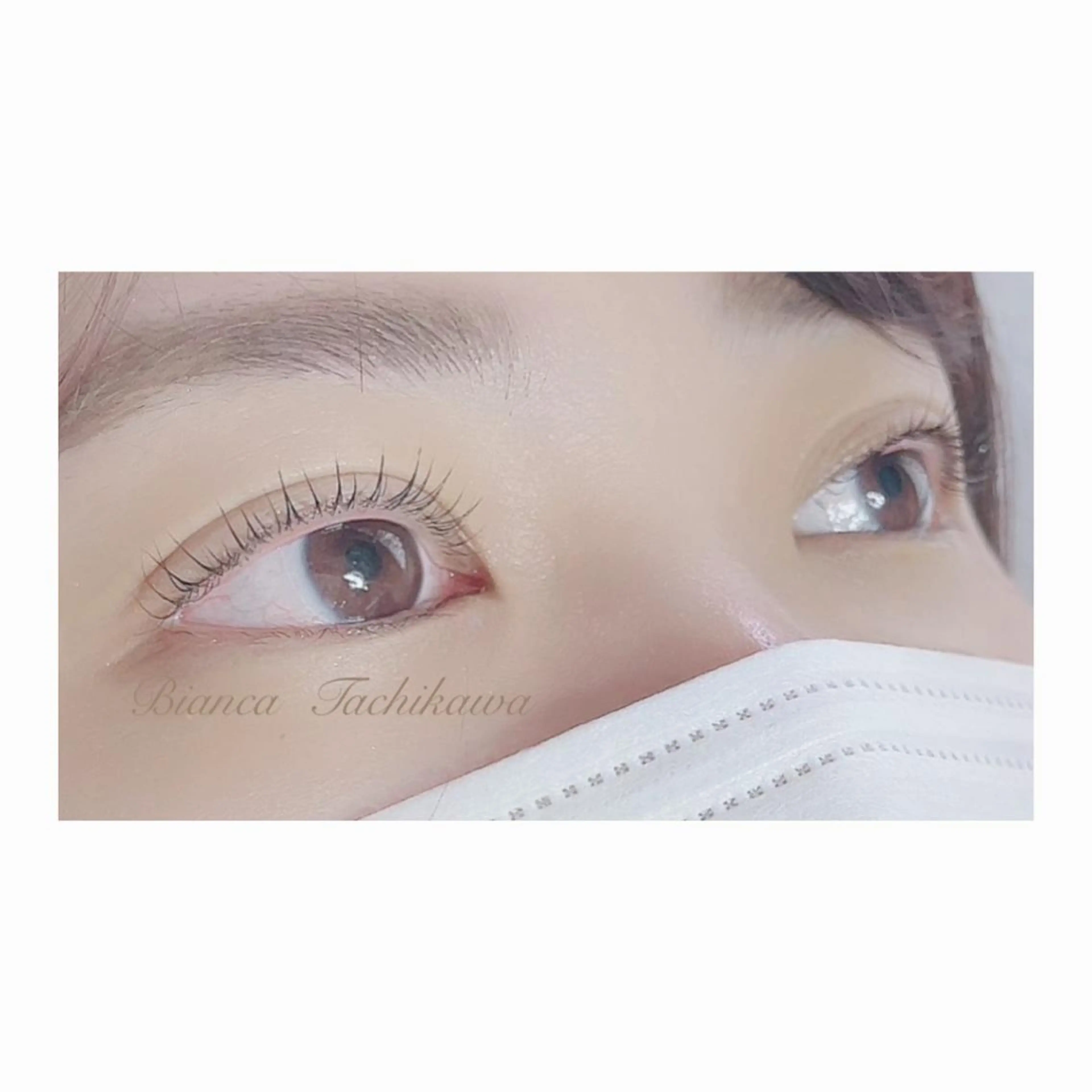 マツエク・マツパ アイブロウ 一重×まつ毛パーマ マツパ Bianca阿佐ヶ谷 かやしま🫧のマツエク・マツパデザイン