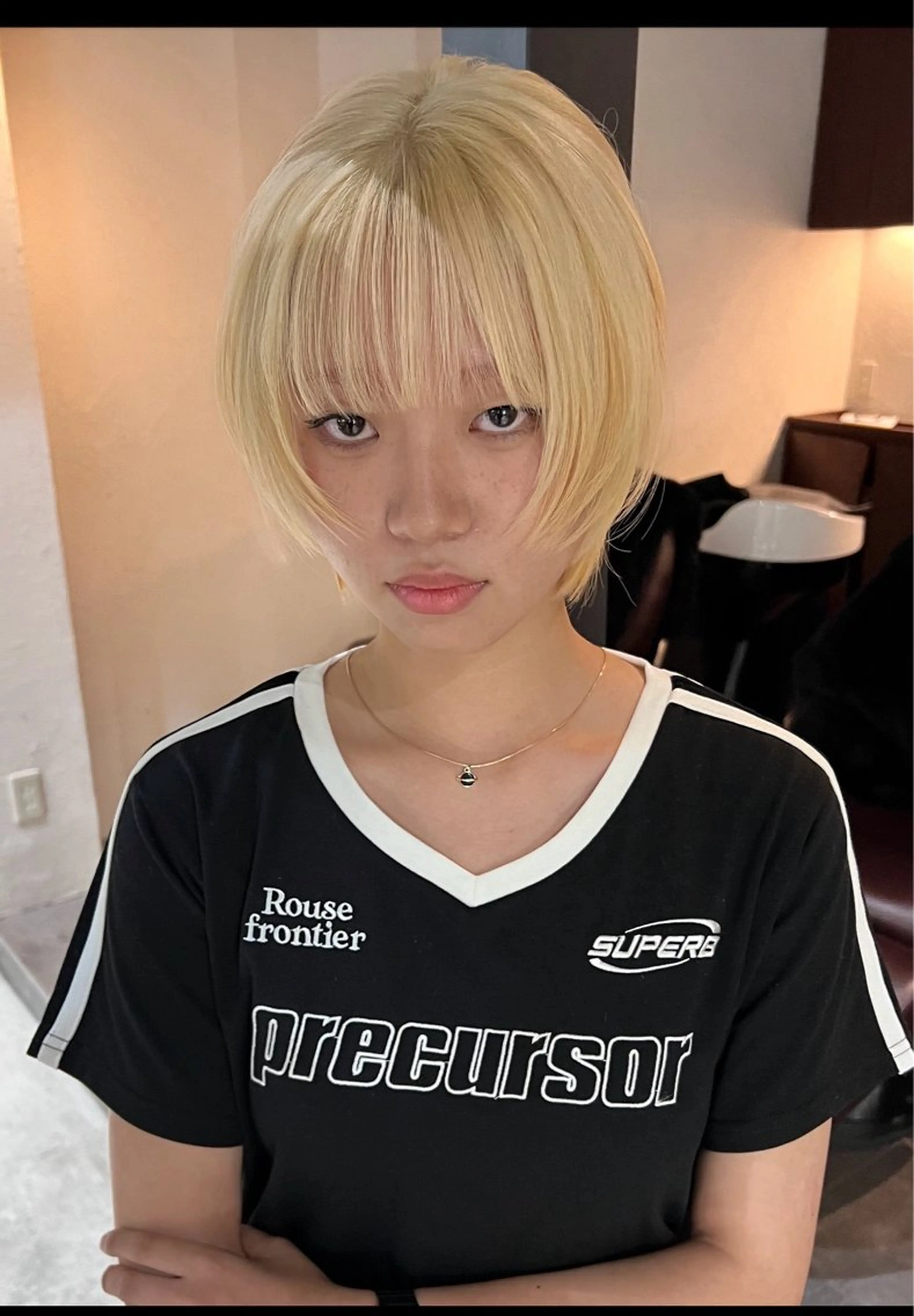 ショート カラー ハイトーン/複雑履歴 FUTOのヘアスタイル