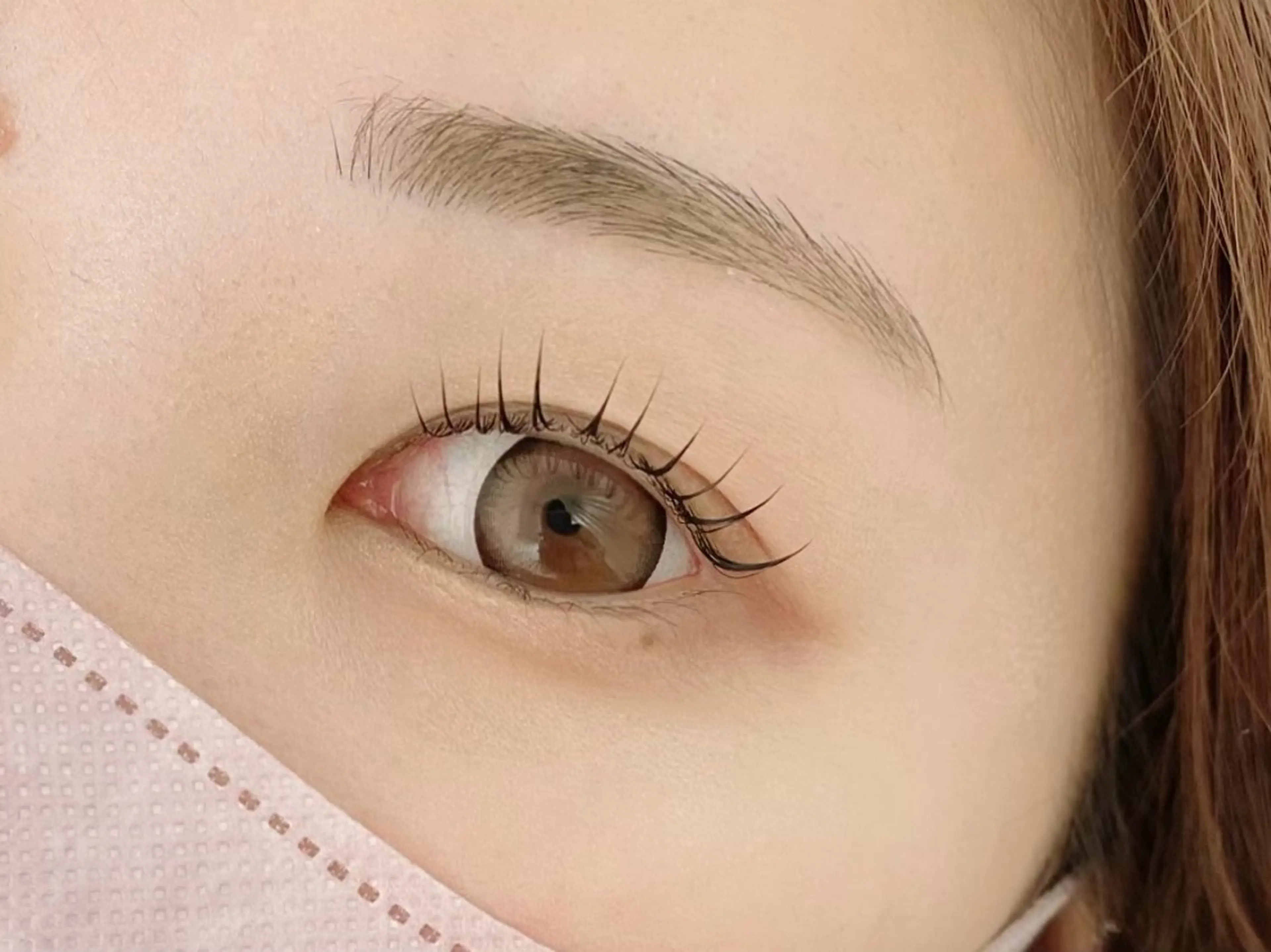 パリジェンヌラッシュリフトorデザインラッシュリフト（コーティング仕上げ込み）の写真