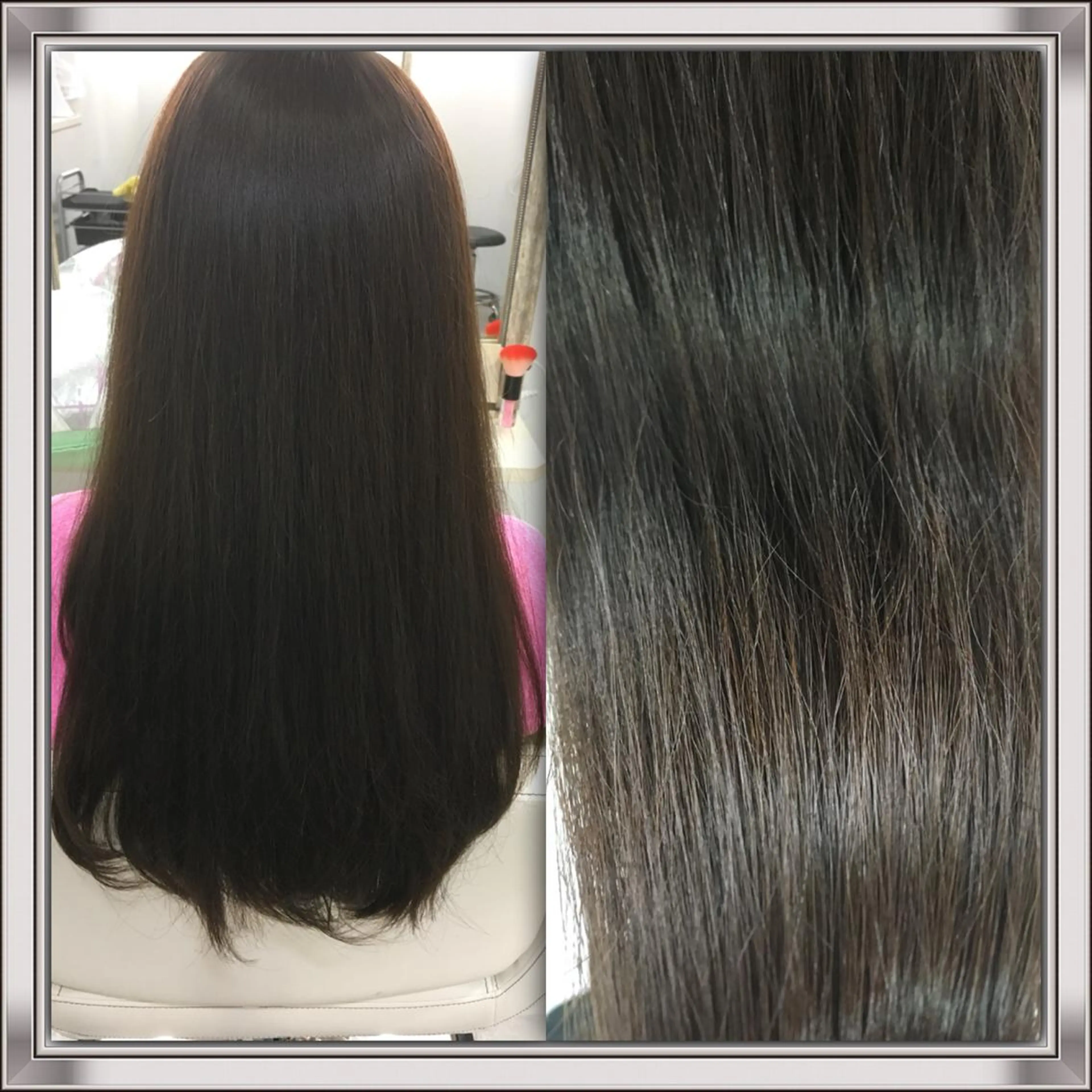 セミロング ロング カラー 髪質改善 中川　翔のヘアスタイル