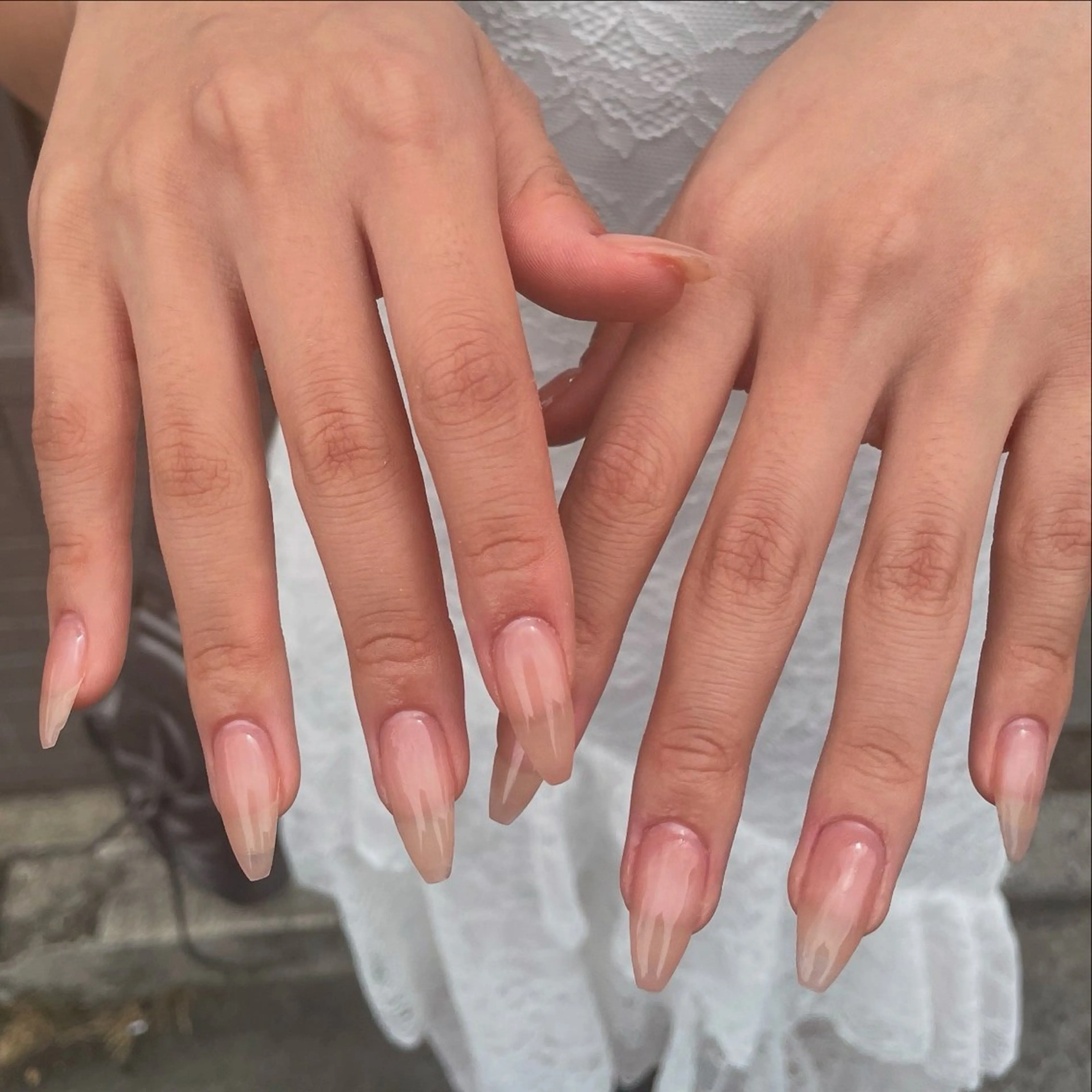 ネイル オフィスネイル ワンカラーネイル ピンク ピンクベージュ シンプルネイル ハンドネイル ハンドケア 🎀NAIL🎀 AI🪄︎︎◝✩のネイルデザイン