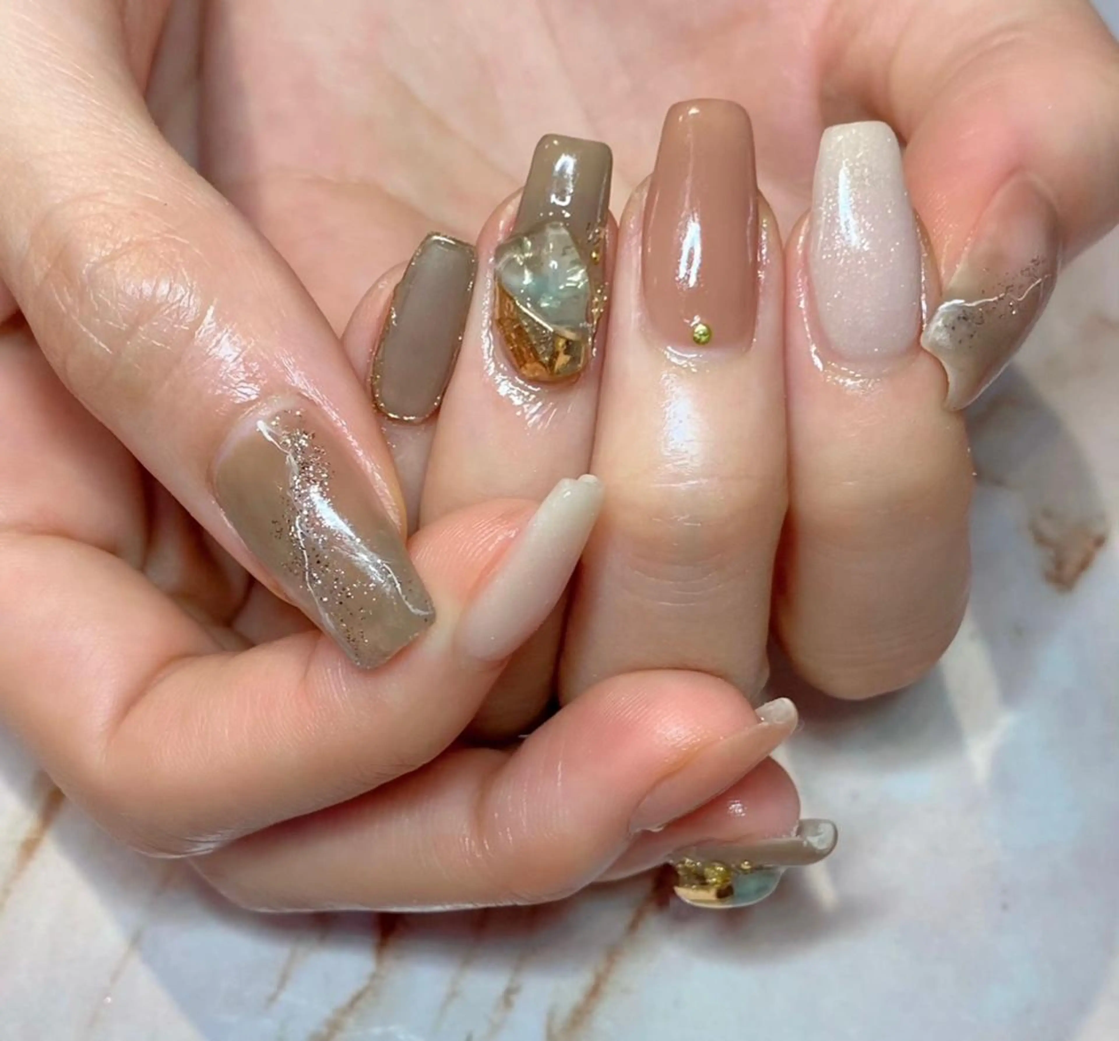 ネイル Lino+ ネイル&よもぎ蒸しのネイルデザイン