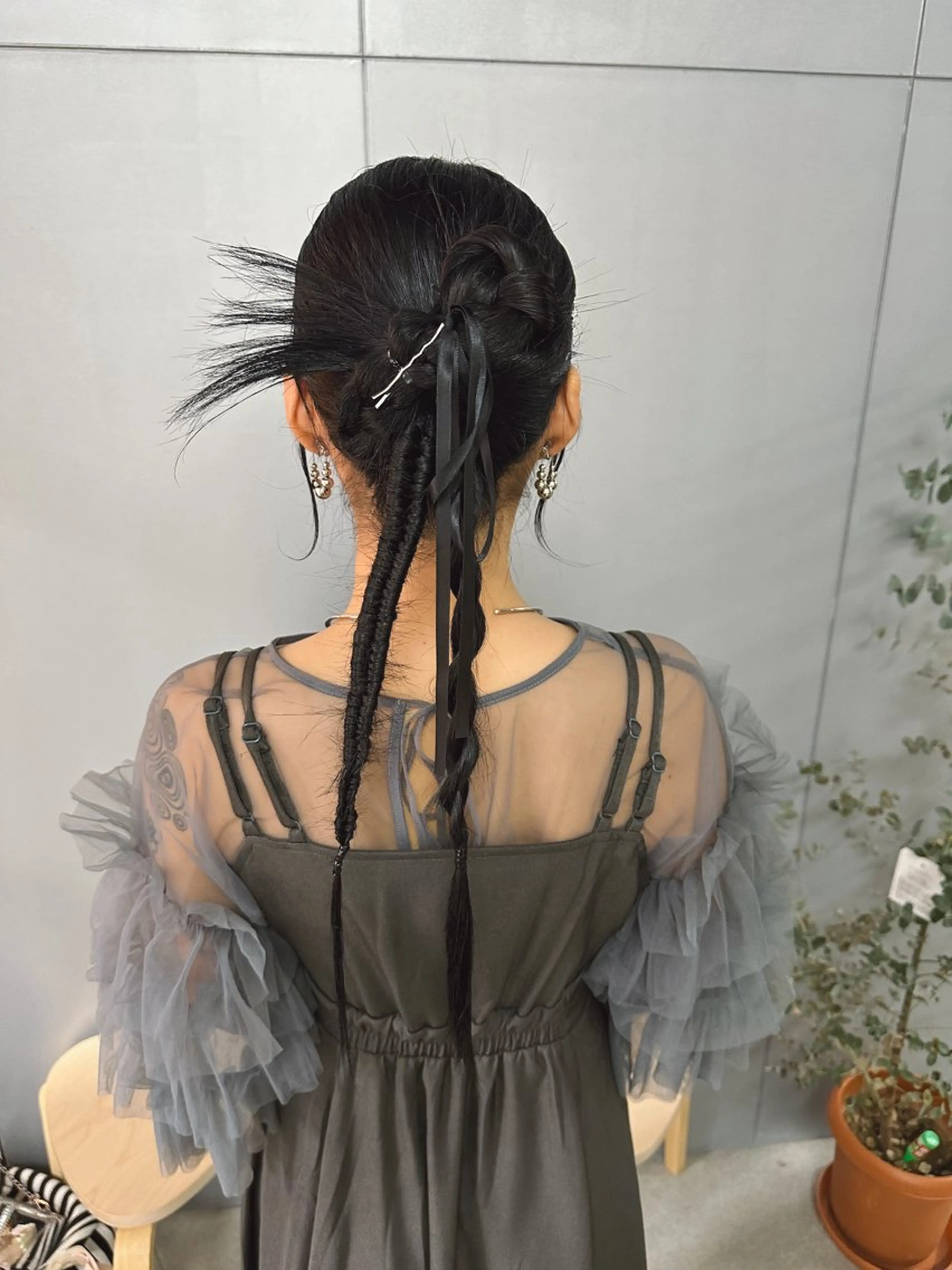 ヘアアレンジ 結婚式・ブライダル Le'a 谷町🌼 幸村はるひのヘアスタイル