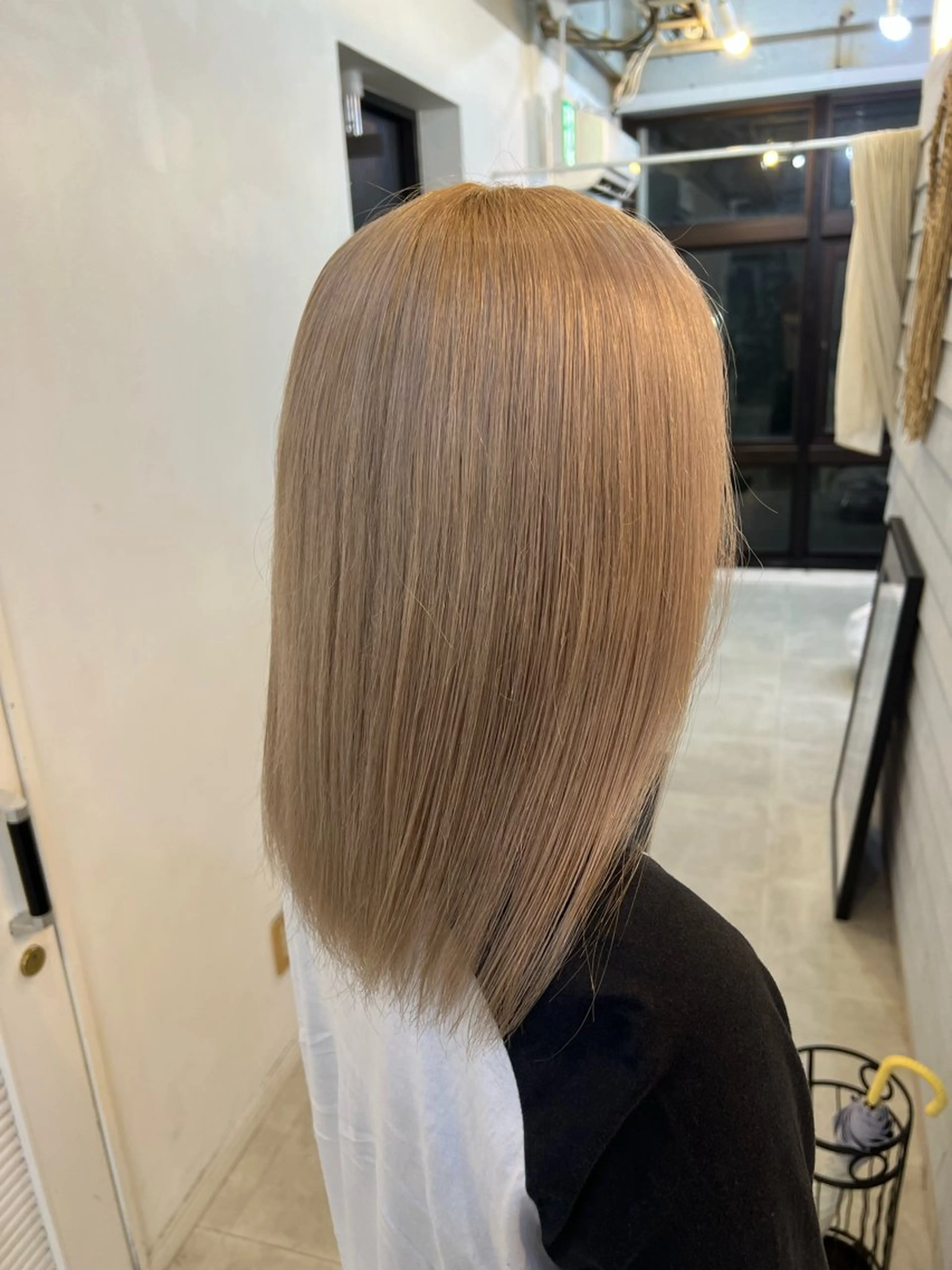 ミディアム カラー ヘアカラー hayato/ ハイトーン/レイヤーのヘアスタイル