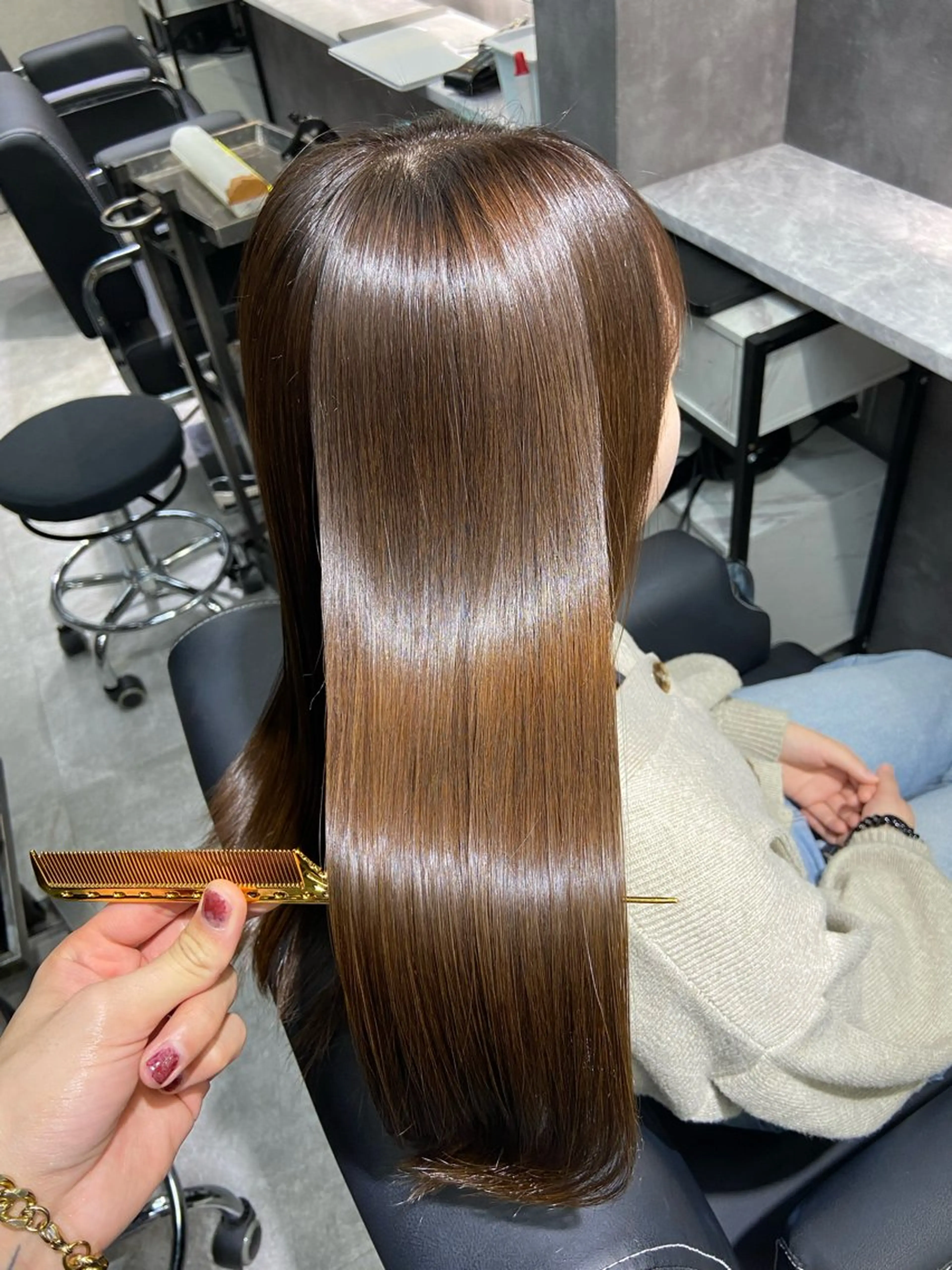 ロング 髪質改善 トリートメント 🦉静かに過ごしたい 方、個室席🦉タナカのヘアスタイル