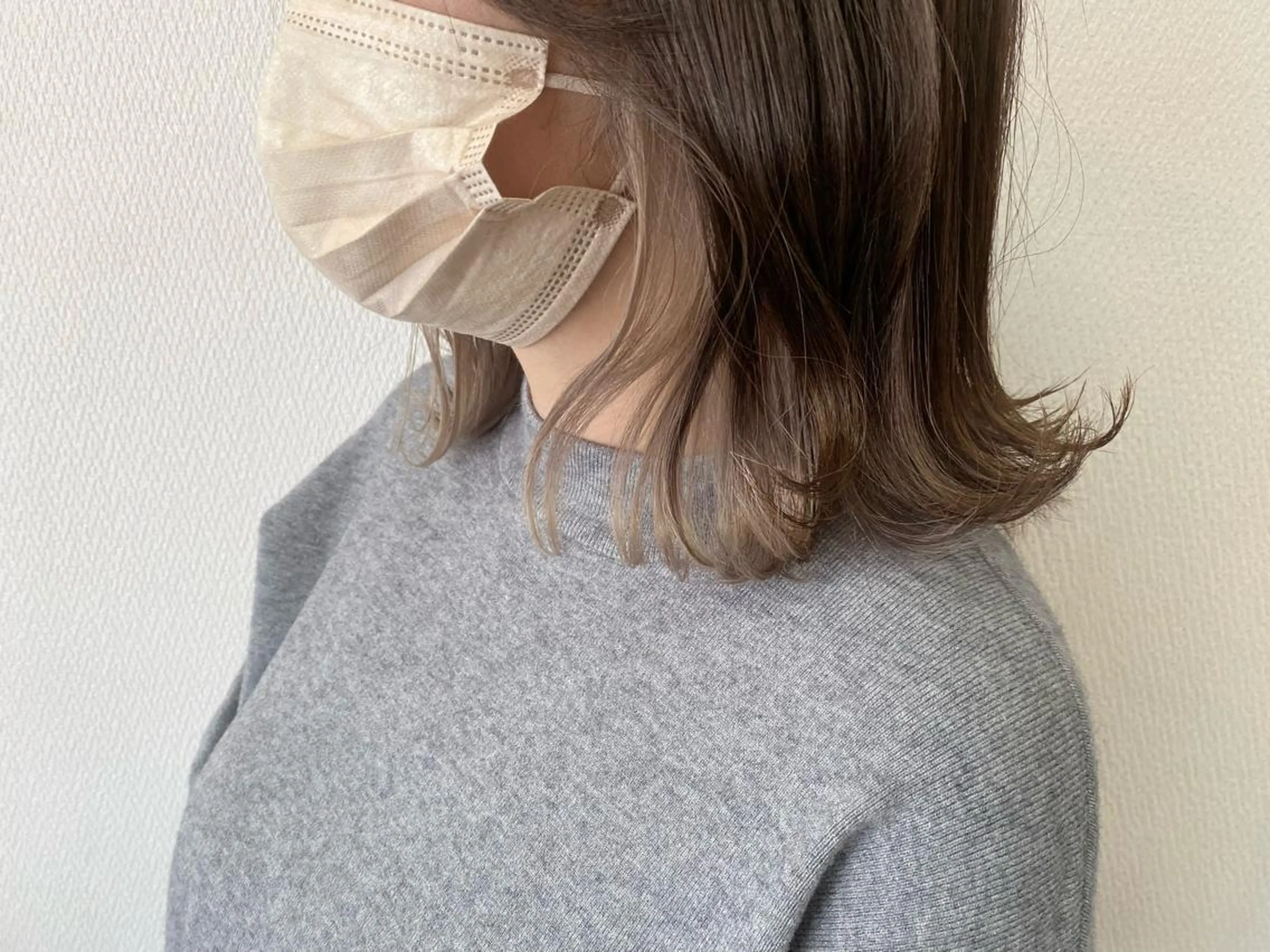 ミディアム 西元 亜由美のヘアスタイル