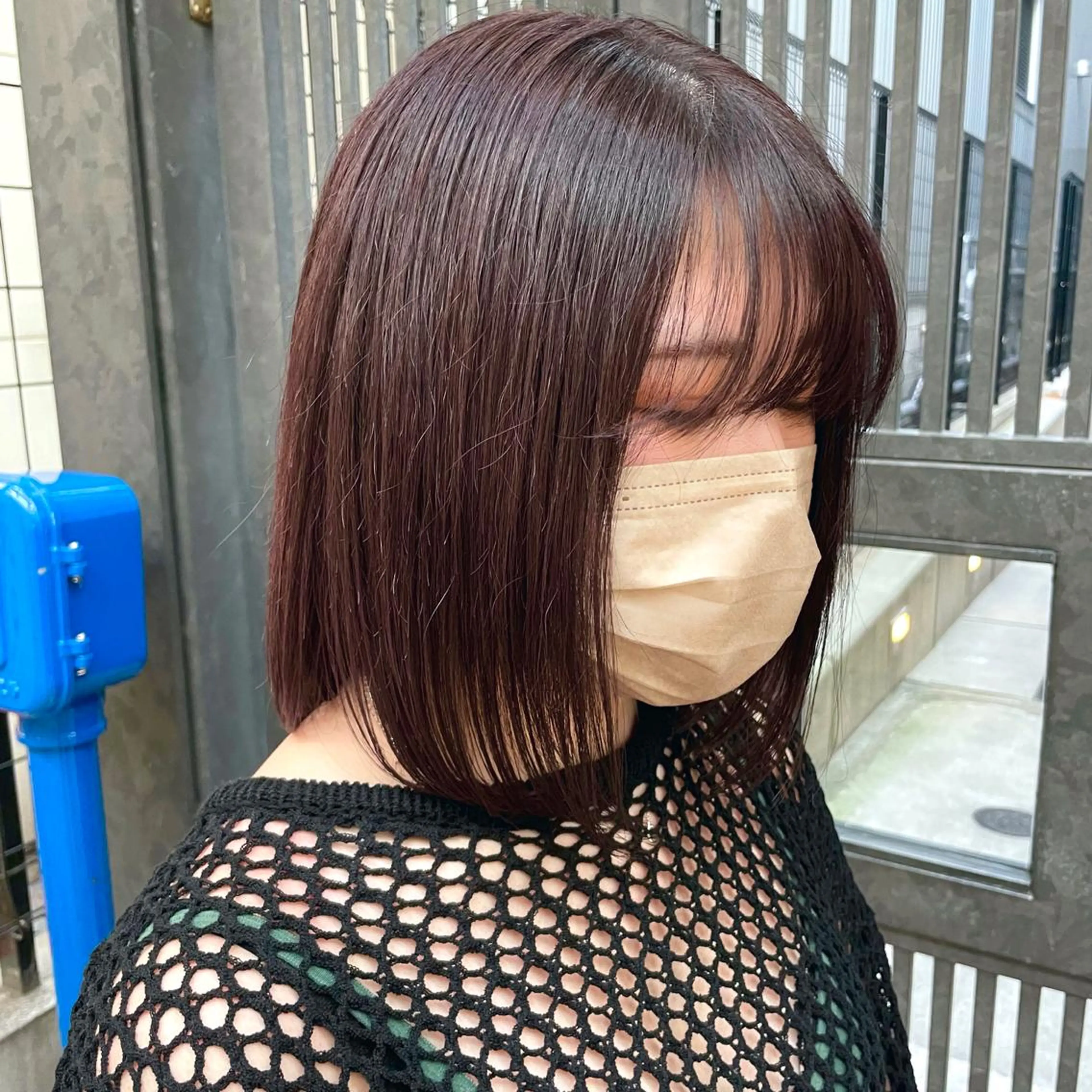 ミディアム カラー 縮毛矯正/髪質改善/ 石橋代智のヘアスタイル