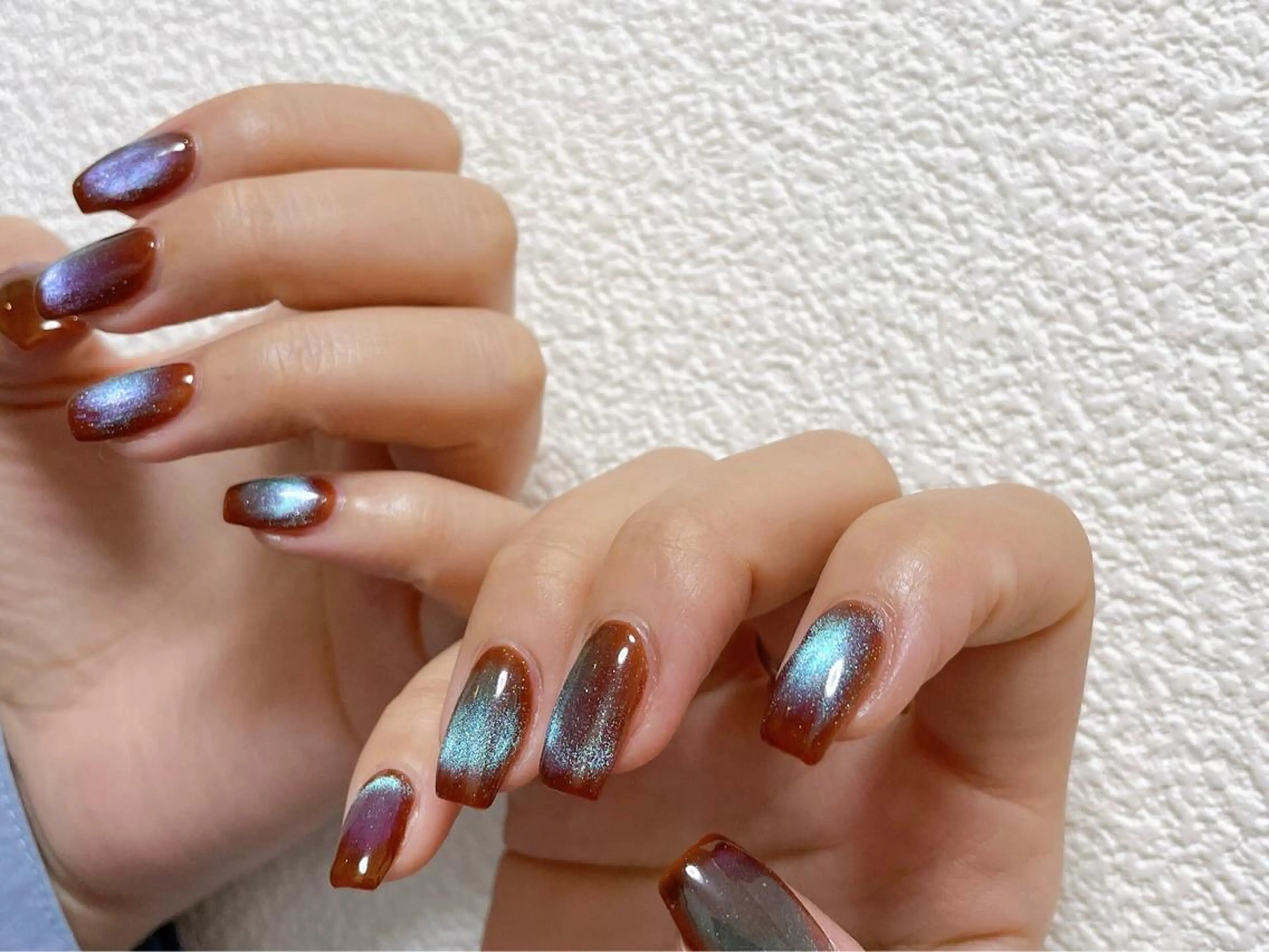 ネイル マグネットネイル ハンドネイル kiki nail 二子玉川のネイルデザイン