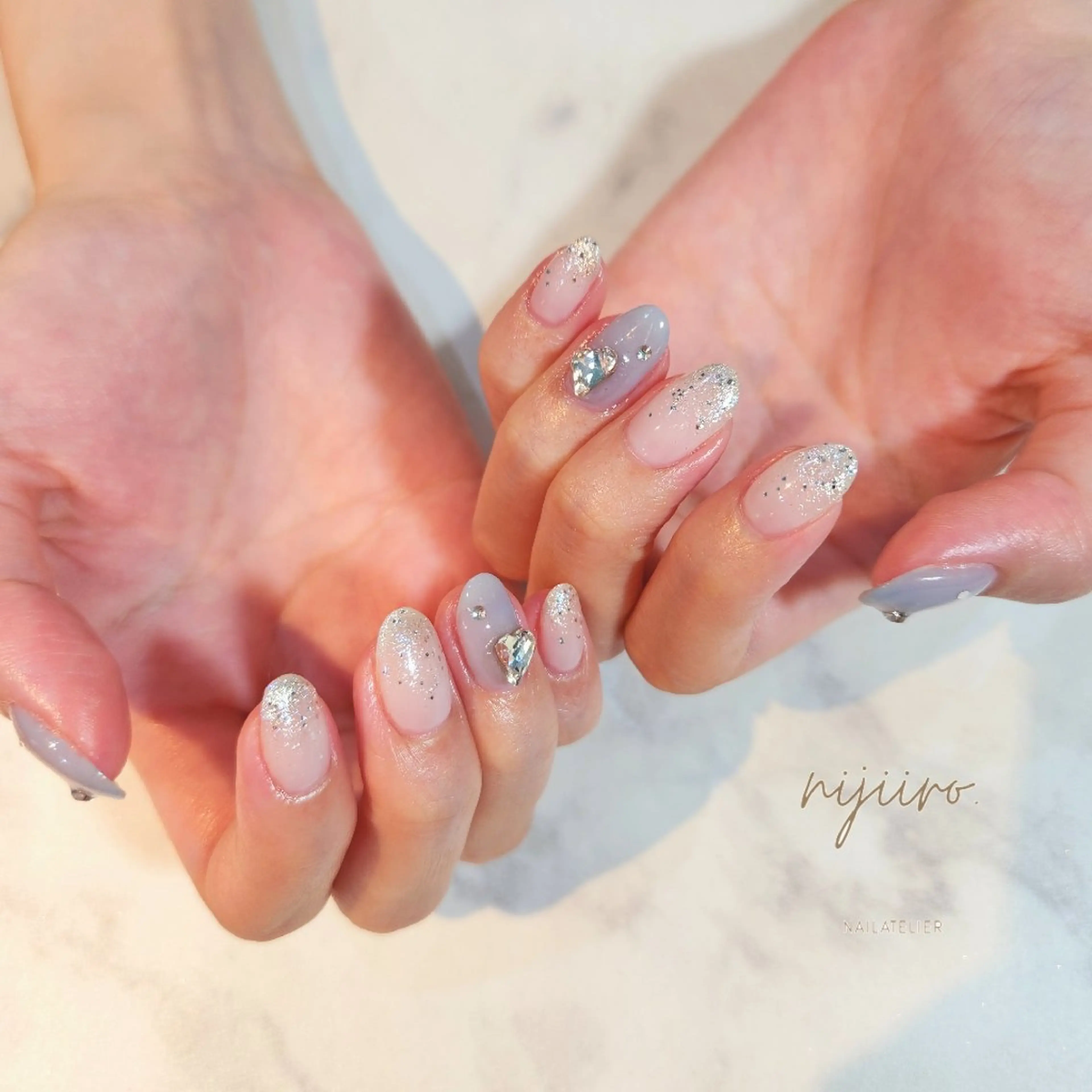 ネイル ハンドネイル nailatelier nijiiro.所属・nijiiro🌈 サトウのネイルデザイン