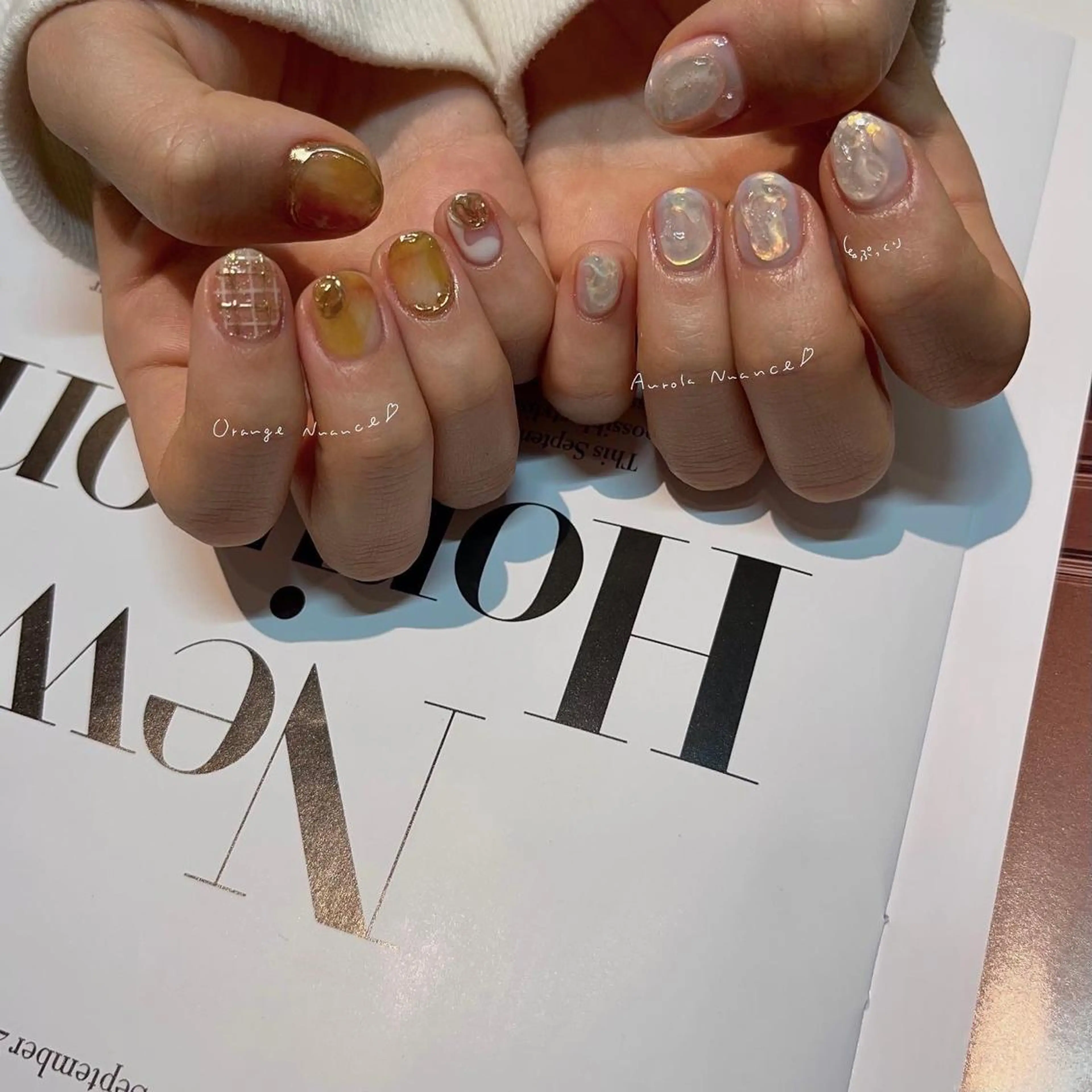 ネイル アートネイル 持ち込み ハンドネイル &. momoのネイルデザイン