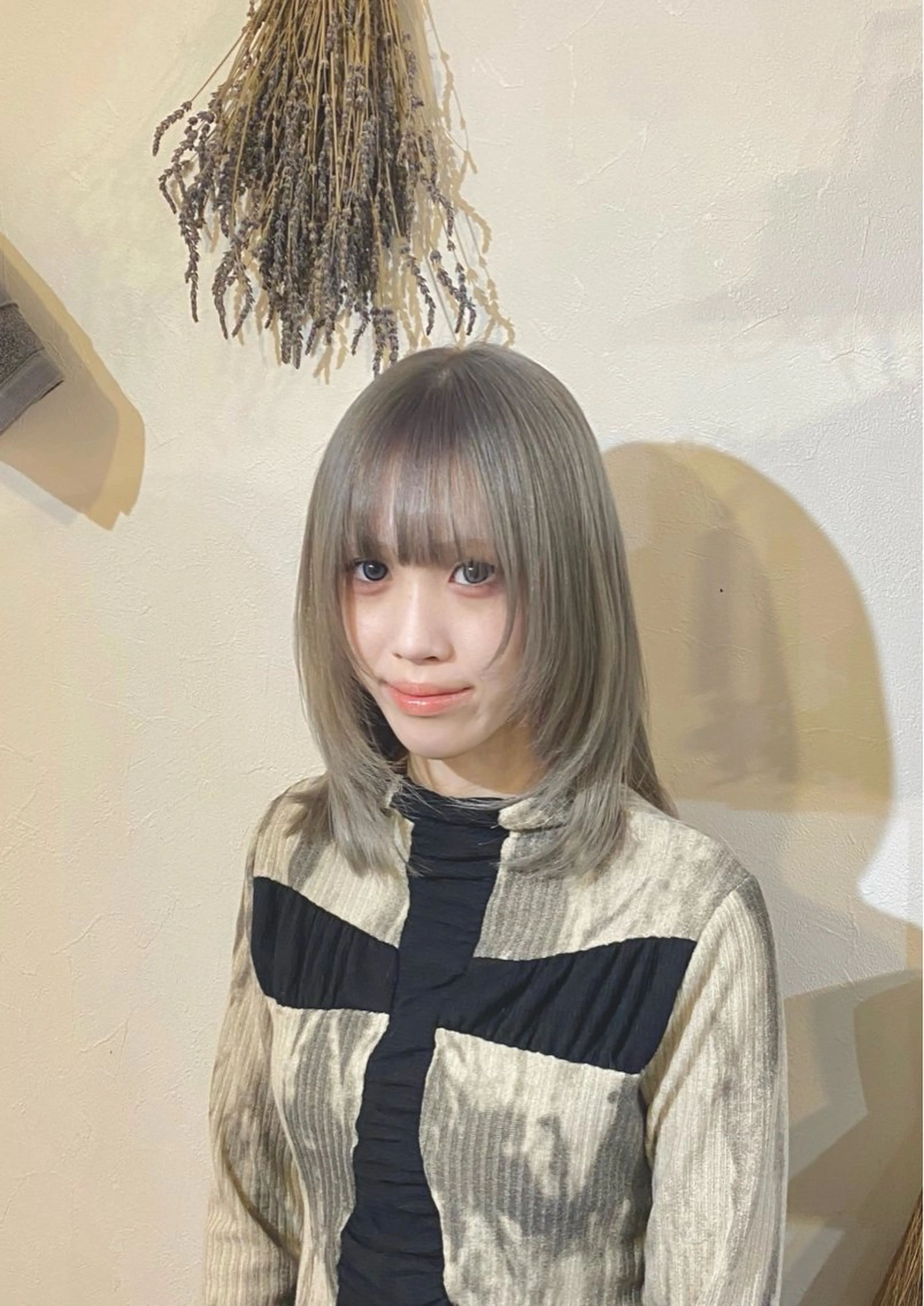 ミディアム カラー ヘアカラー 韓国ヘア🇰🇷 藤江 広人のヘアスタイル