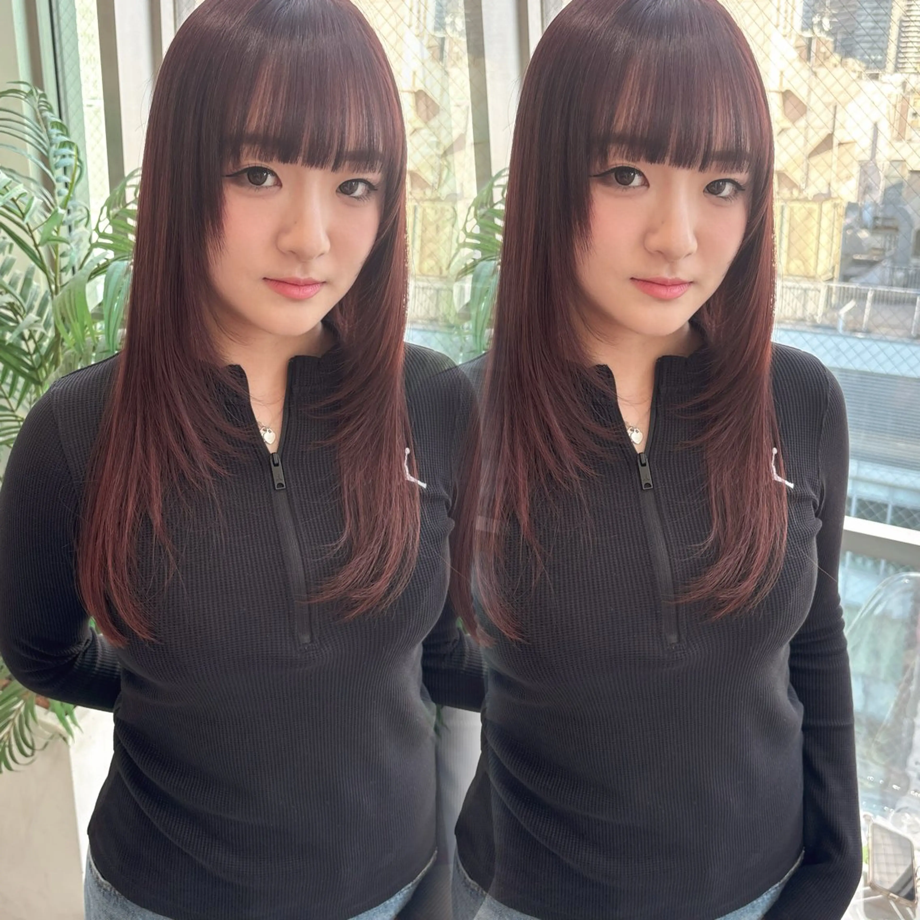 ❤️大人気❤️カット+アディクシーカラー+TOKIO5stepトリートメント〔超音波アイロン付き〕の写真