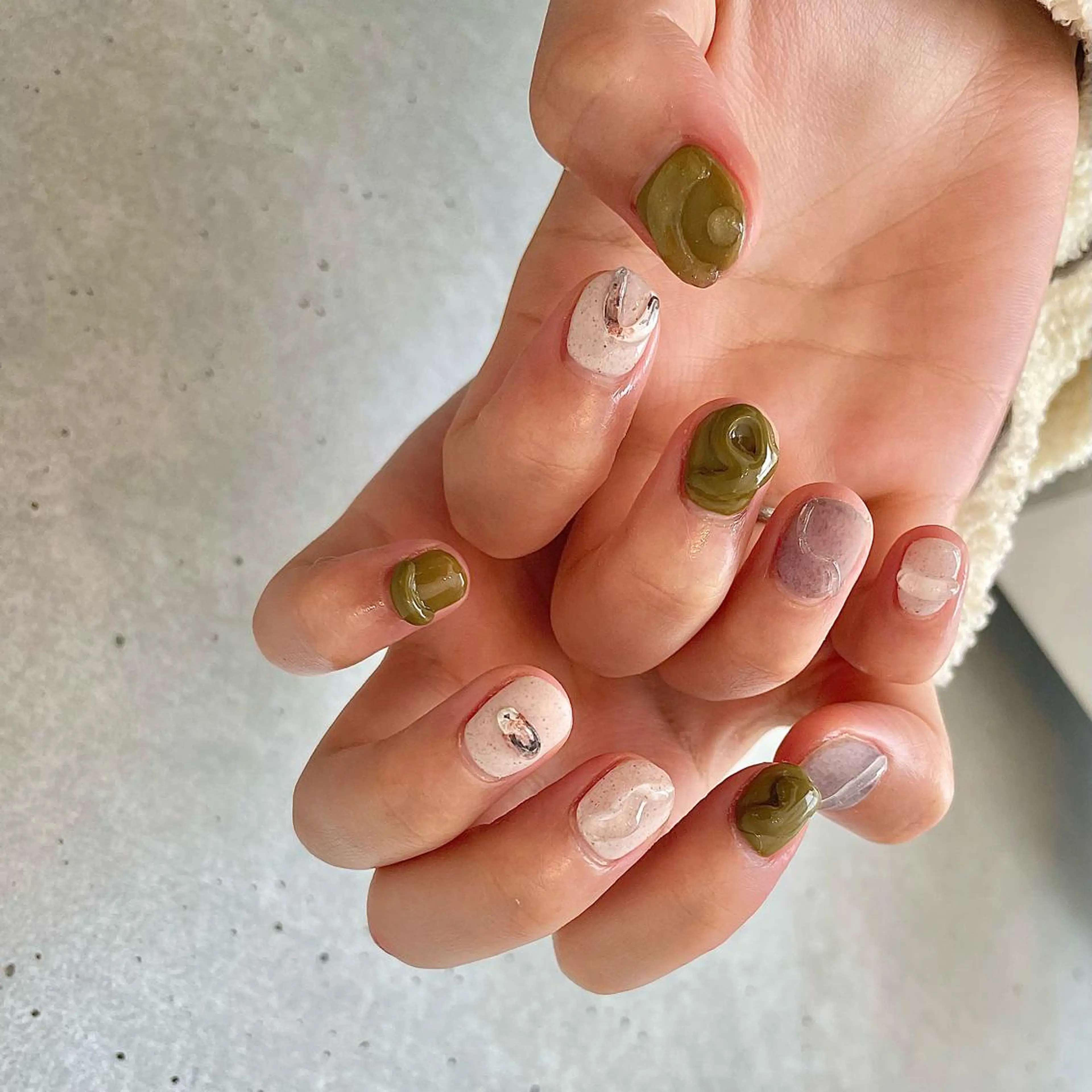 ショート カラー パーマ ヘアアレンジ メンズ キッズ ネイル マツエク・マツパ アイブロウ カラーマツエク クリアネイル nail&eye Aoのマツエク・マツパデザイン