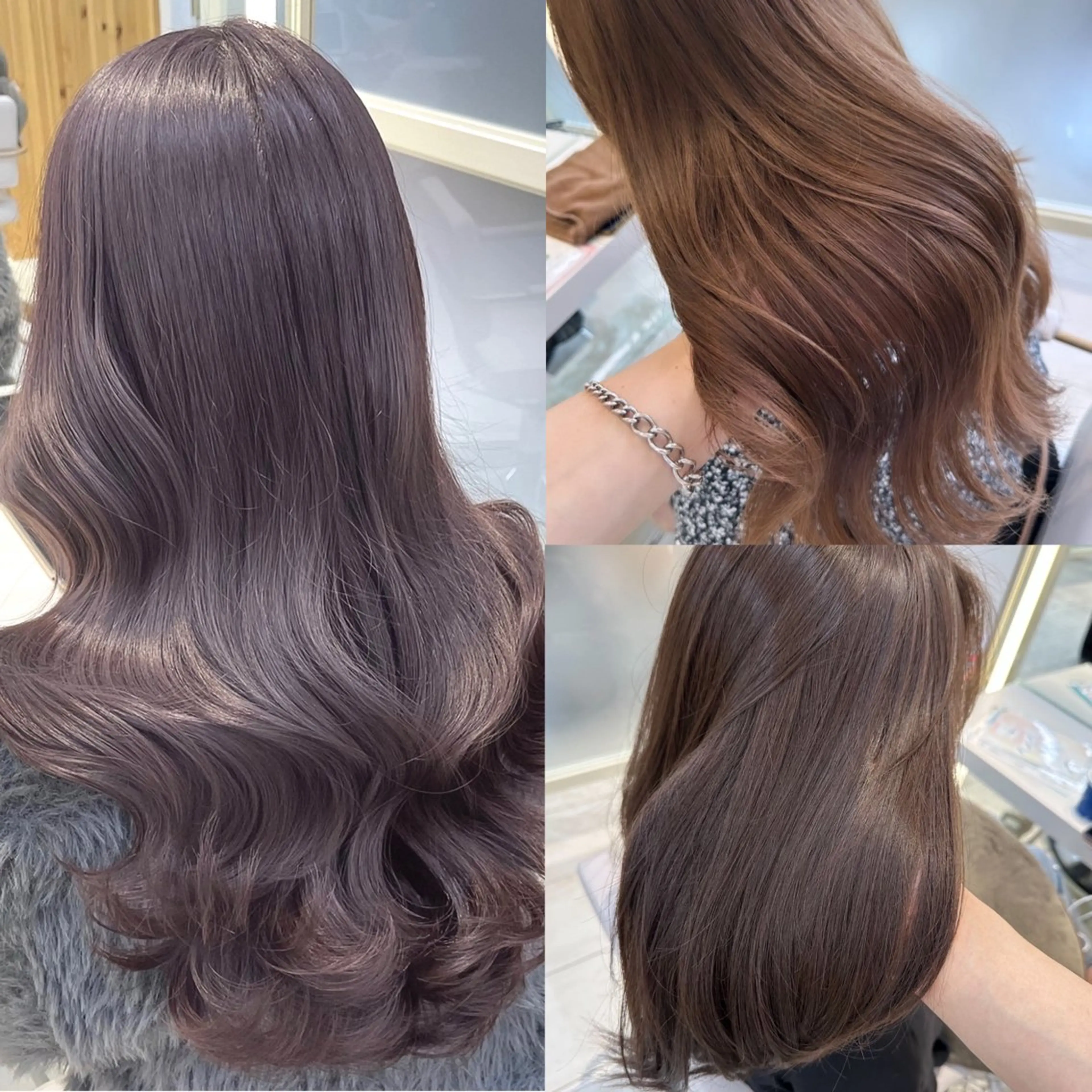 ロング oto🎀×美髪× シースルー前髪🤍のヘアスタイル