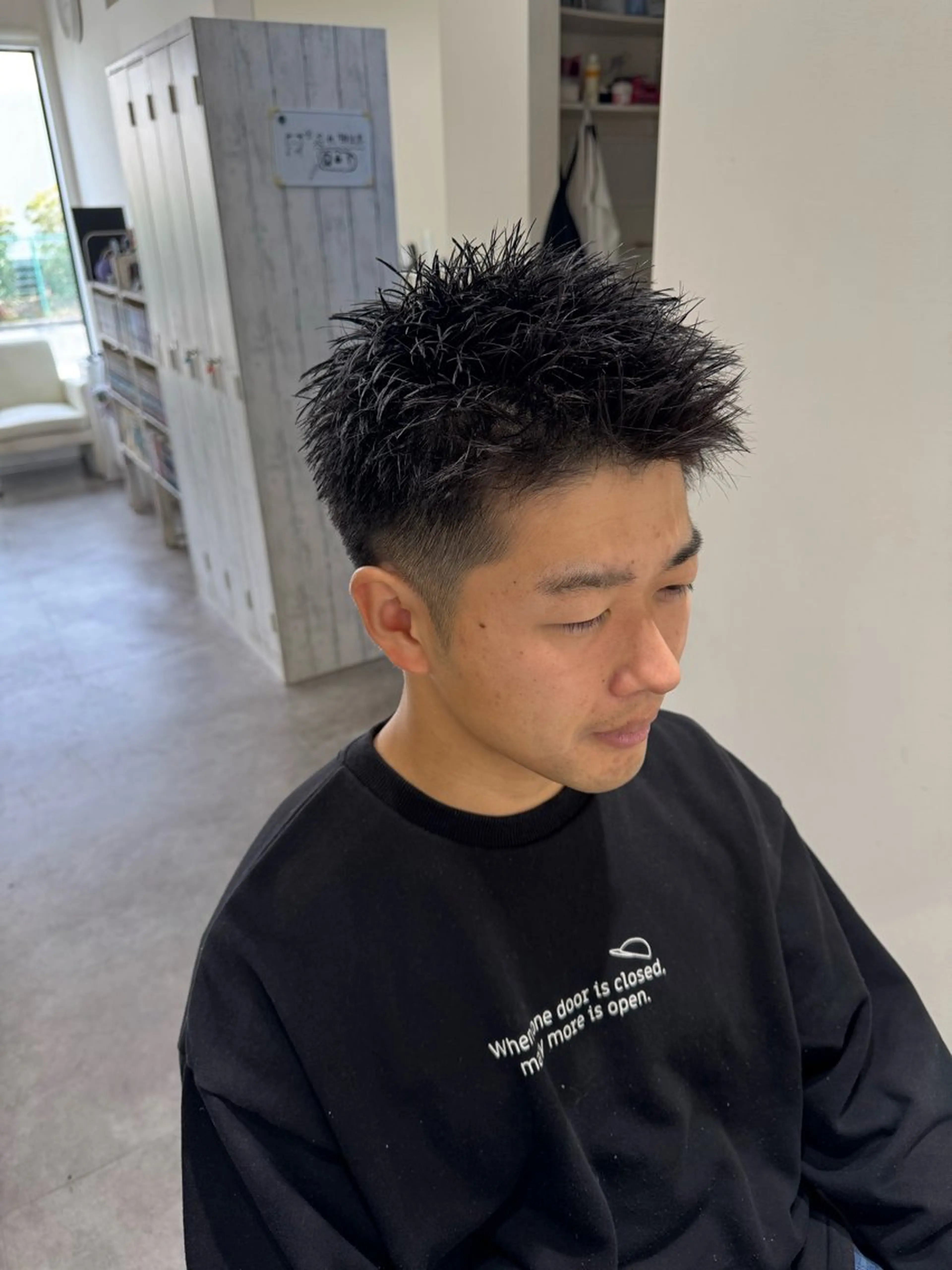 ショート メンズ スパイキーショート ショートヘア カット メンズ特化美容師 若林陸のヘアスタイル