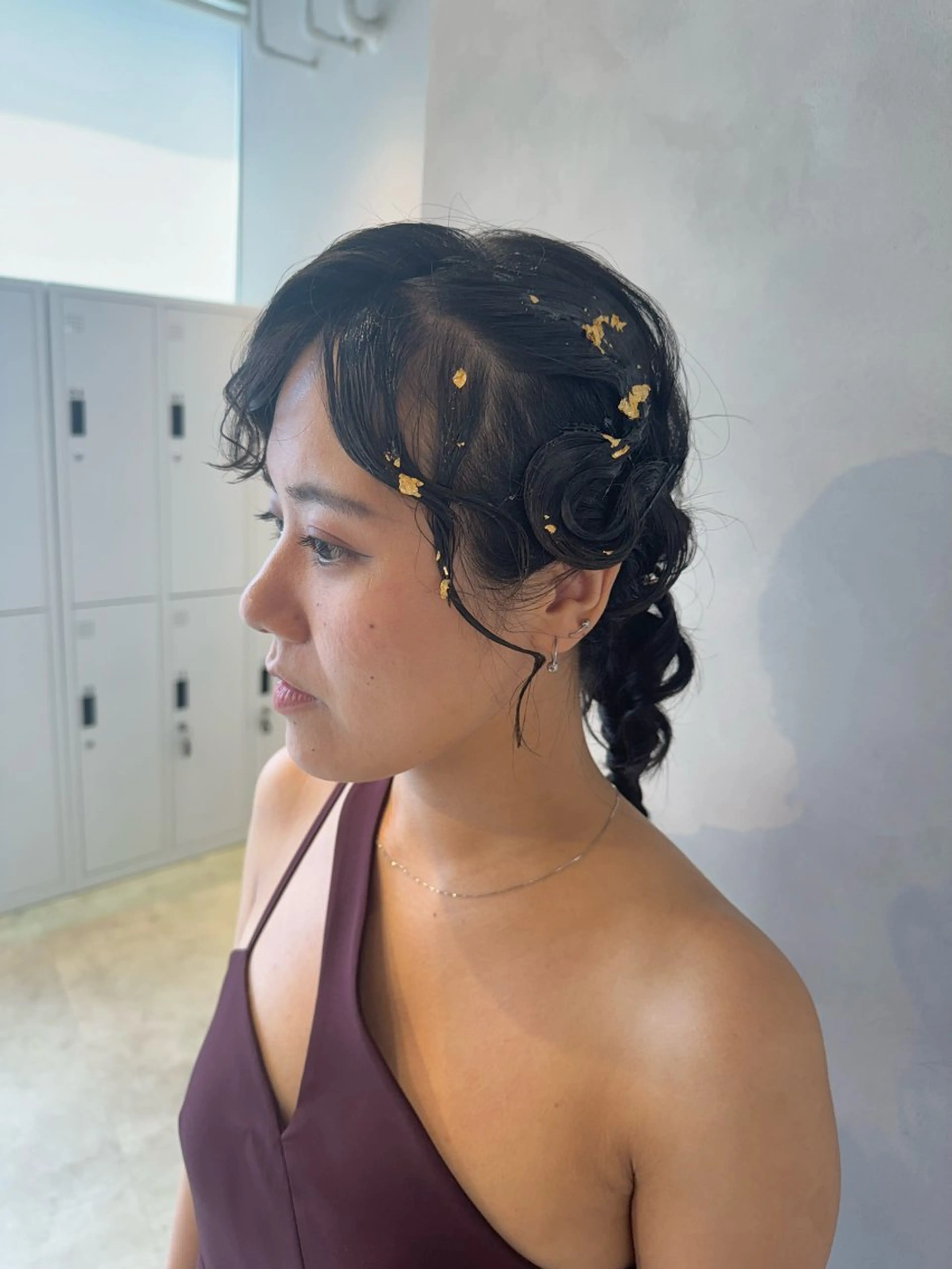 ヘアアレンジ ヘアセット 透明感カラー✨艶髪 制作🌱山根あゆみのヘアスタイル