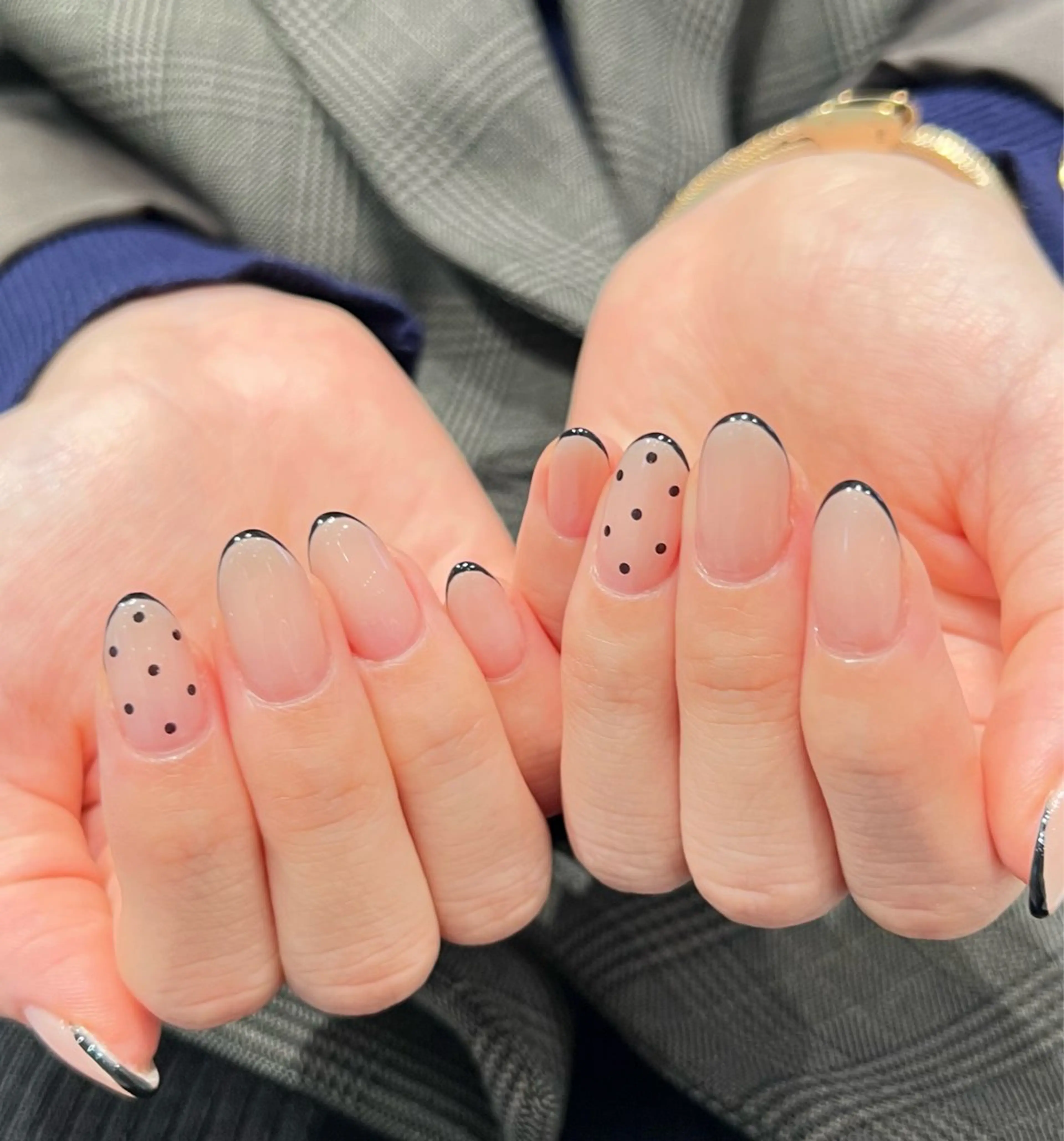 ネイル アートネイル フレンチネイル ジェルネイル パラジェル VINGT NAIL Aika.Kのネイルデザイン