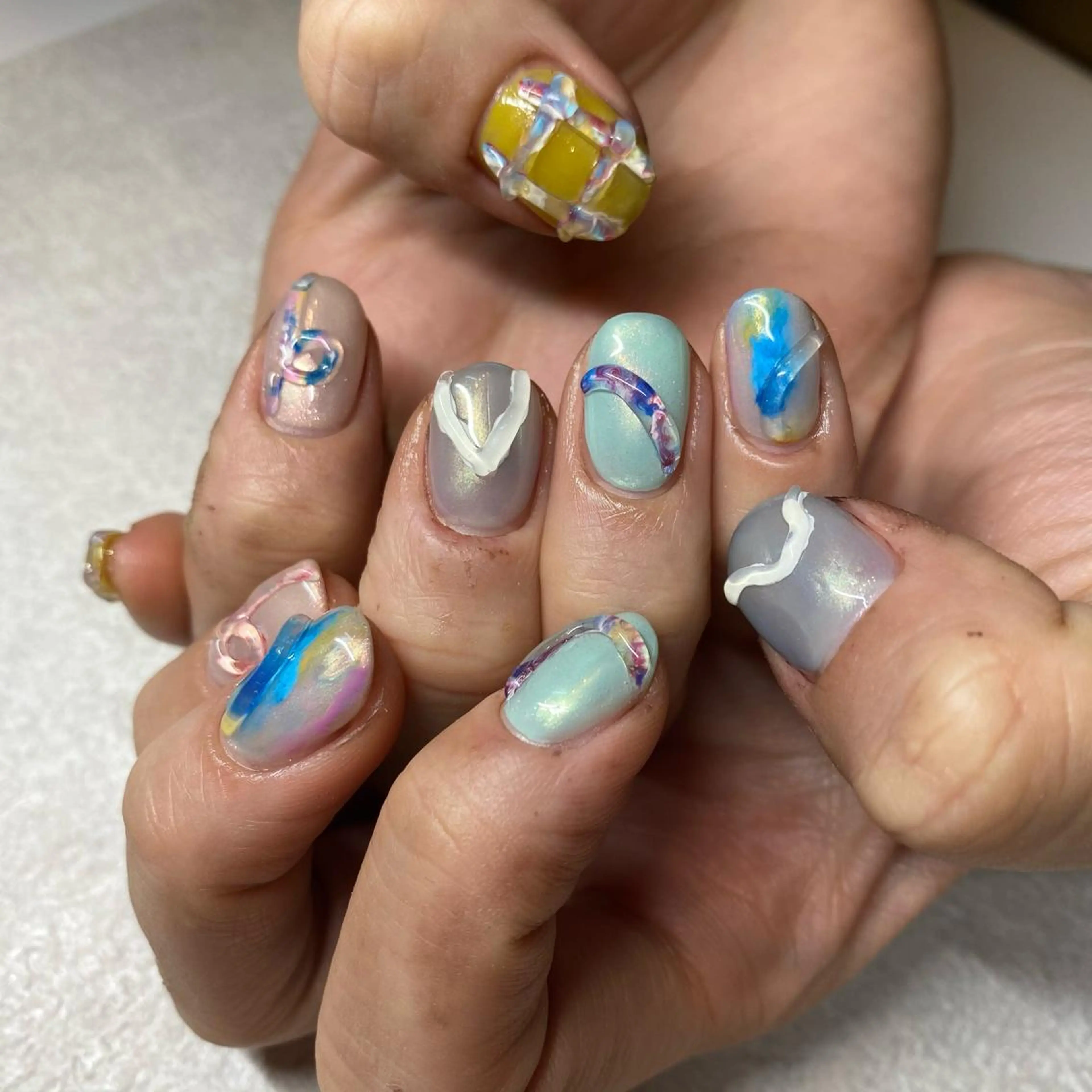ネイル ハンドネイル NORA nail UMEDAのネイルデザイン