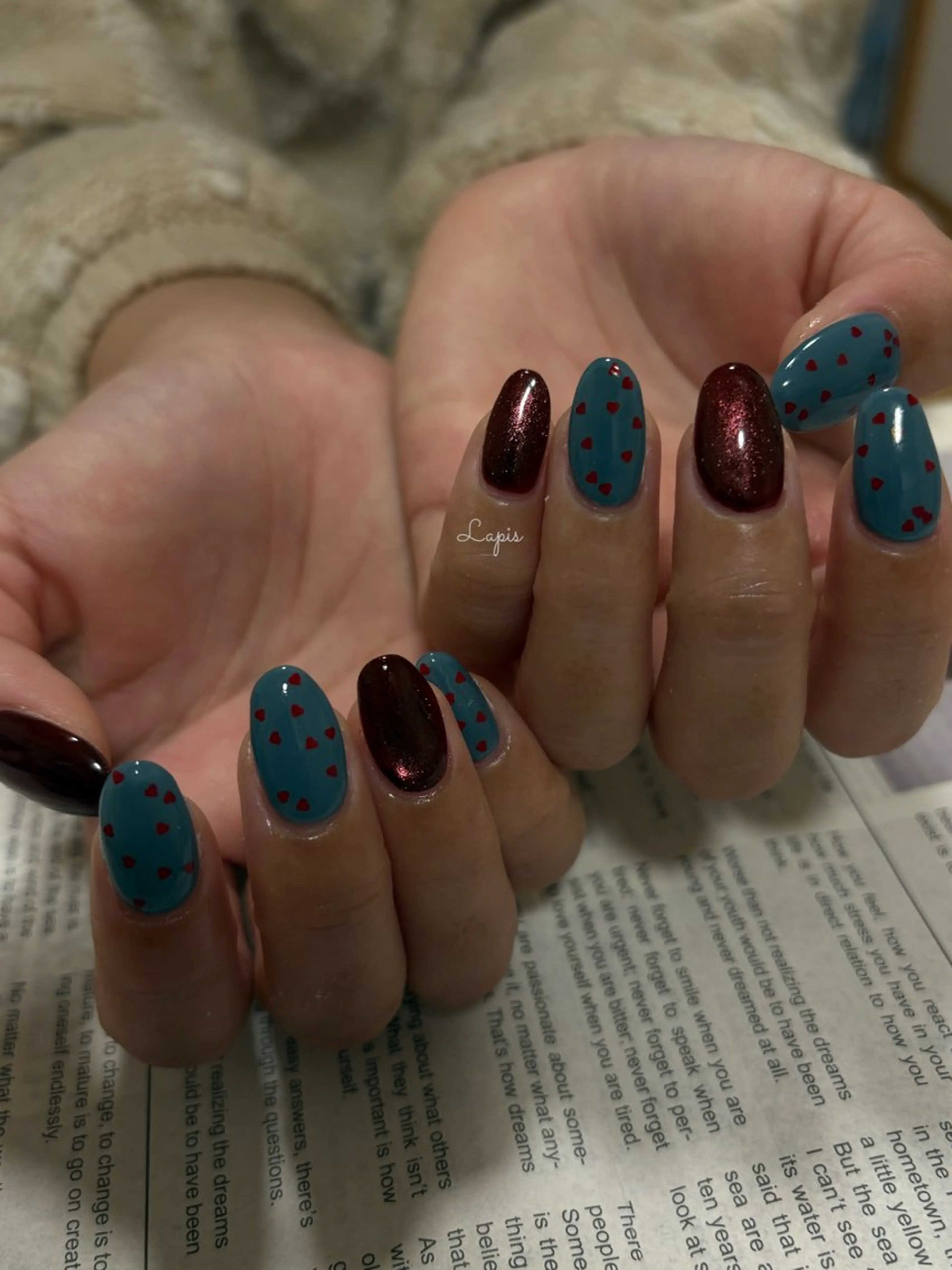 ネイル ハンドネイル Lapis *のネイルデザイン