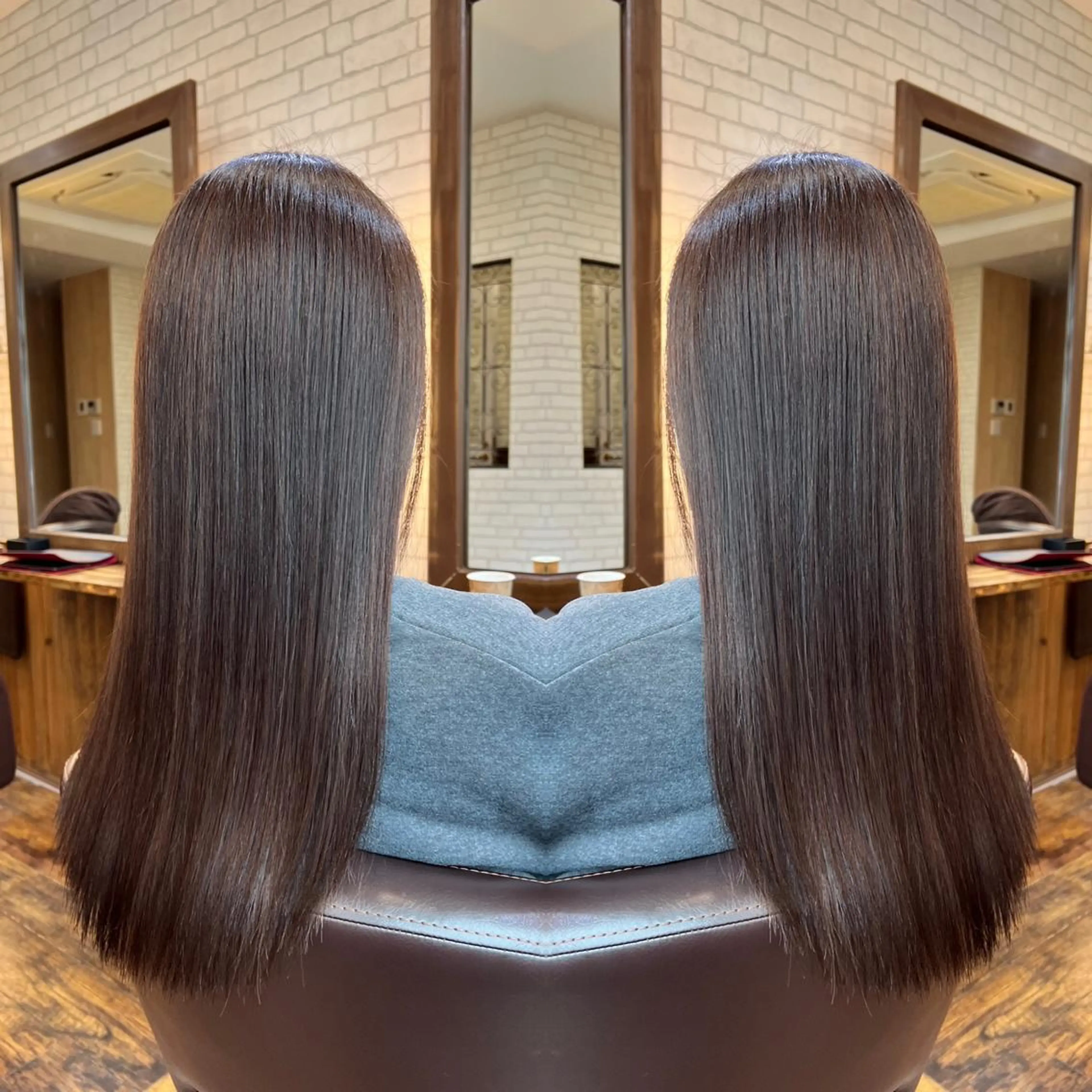 《髪質改善×カラー》髪質改善サイエンスアクア＆フルカラーブローコース✂︎(何度でも利用可○)の写真