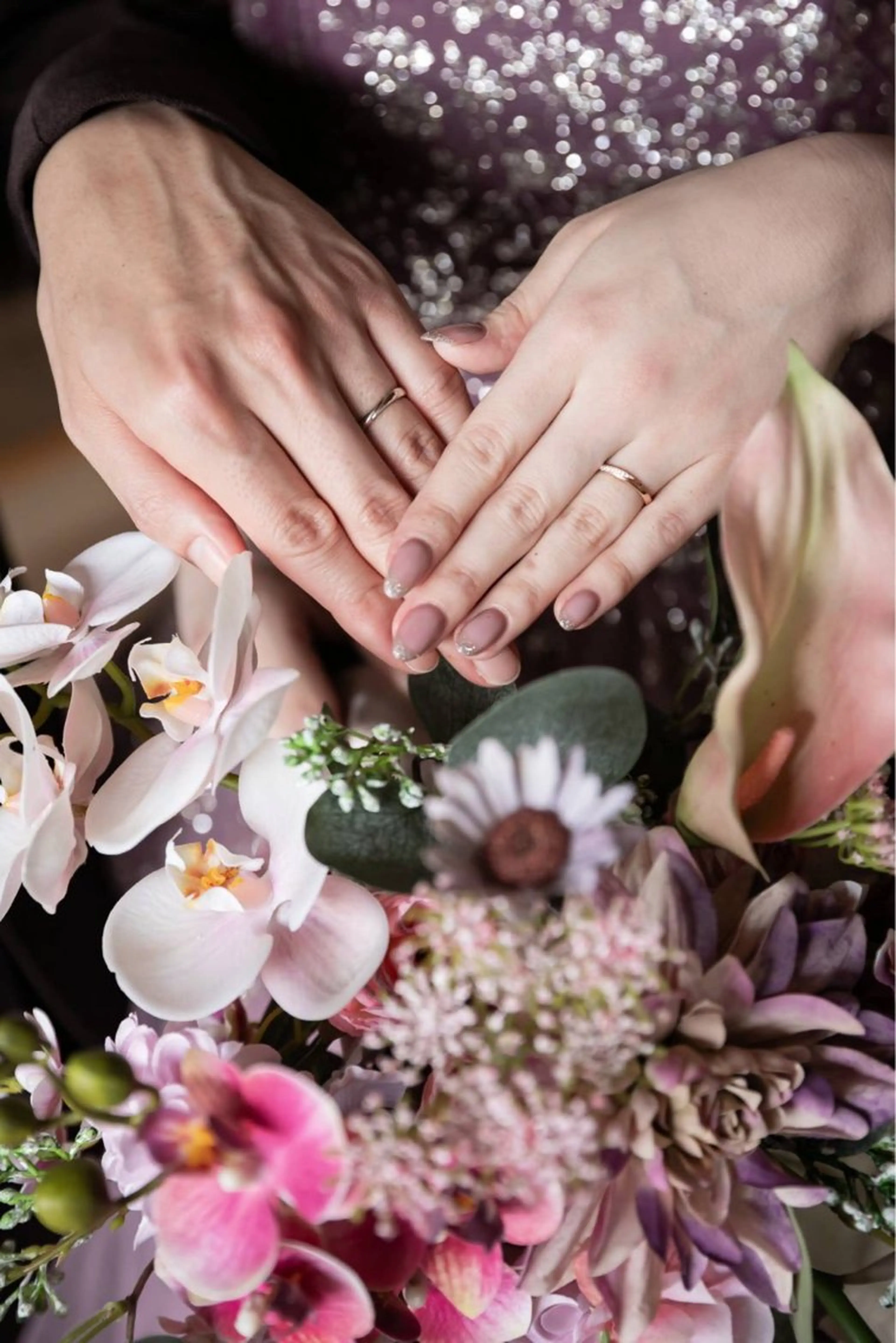 ネイル フレンチネイル ラメ(グリッター) ブライダルネイル 【移転しました】 ami  nailのネイルデザイン