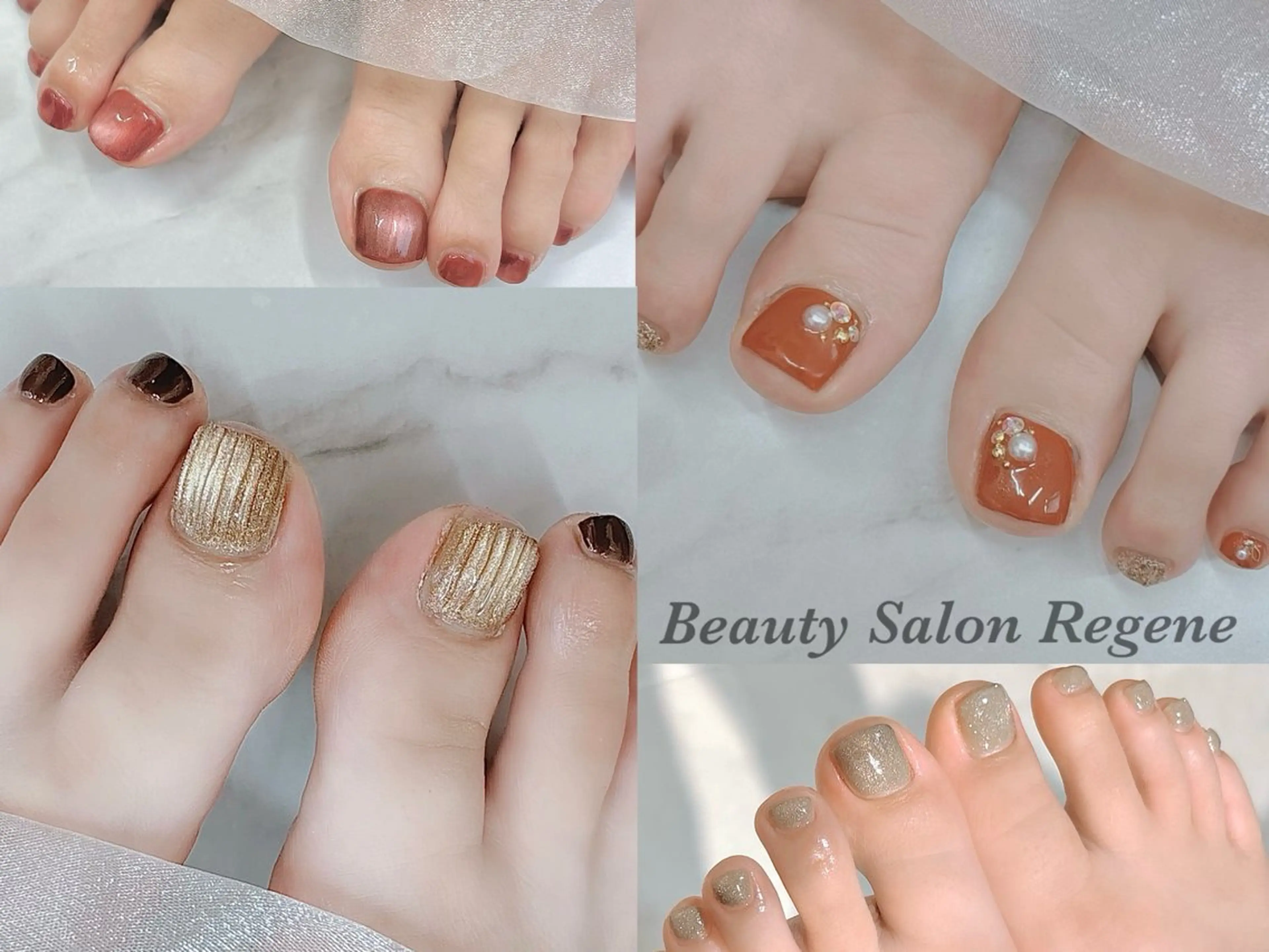 ネイル フットネイル Regene ARAKIのネイルデザイン