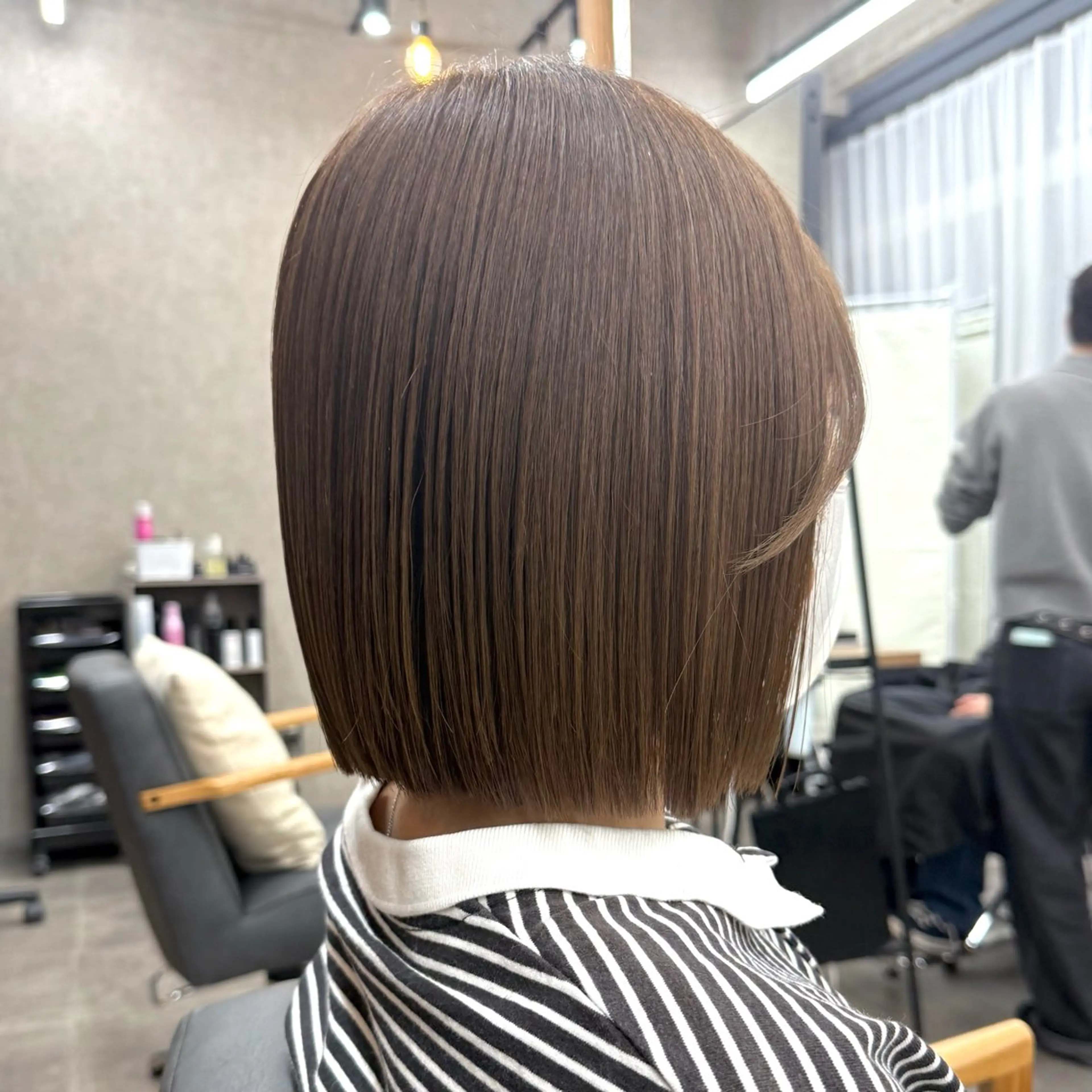 ミディアム ボブ 韓国風ヘア カット トリートメント 似合わせボブ🎀🫧 千葉 優希のヘアスタイル