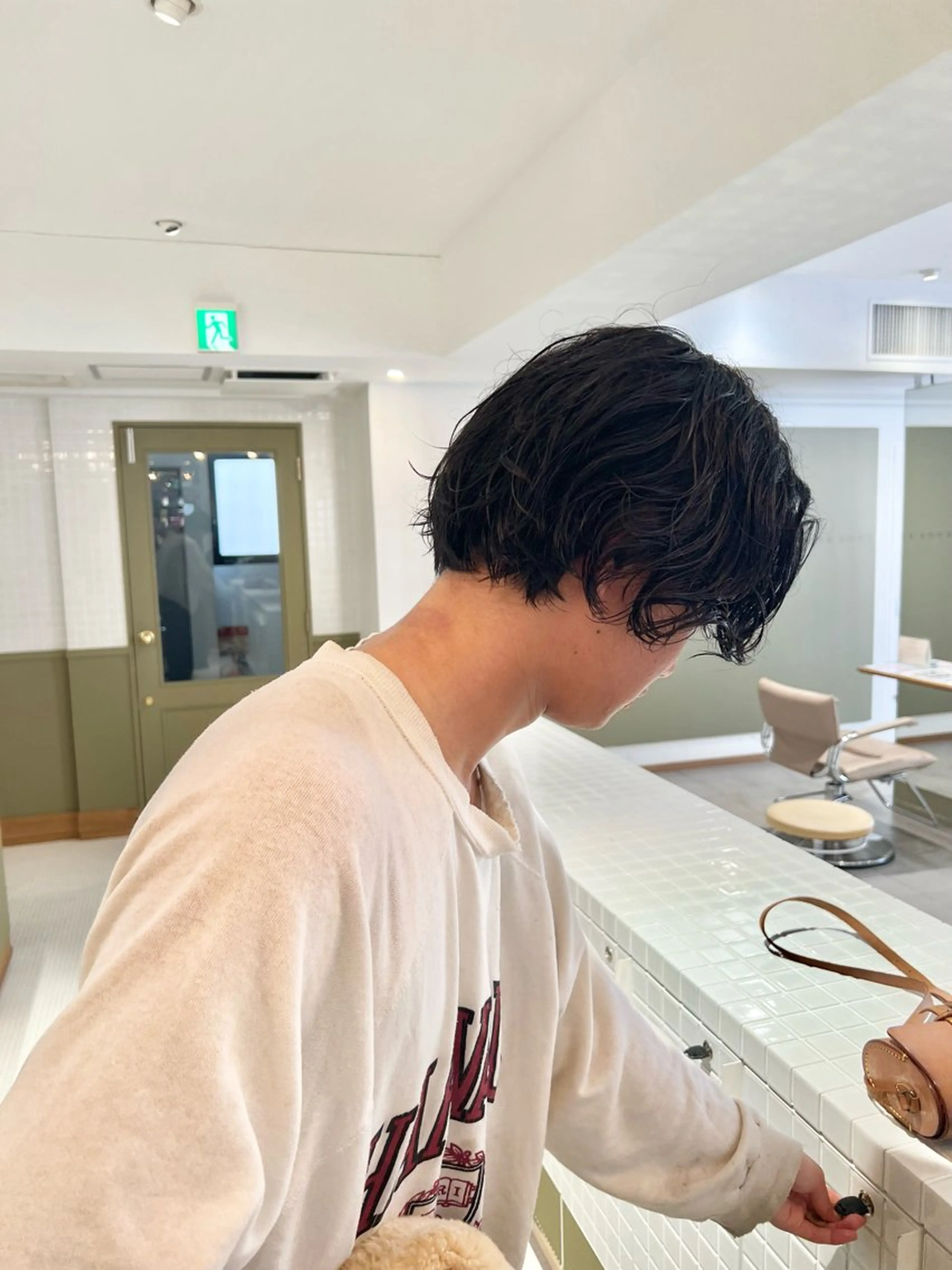 ミディアム パーマ メンズ パーマ メンズカット /パーマ🍀田畑玖音のヘアスタイル
