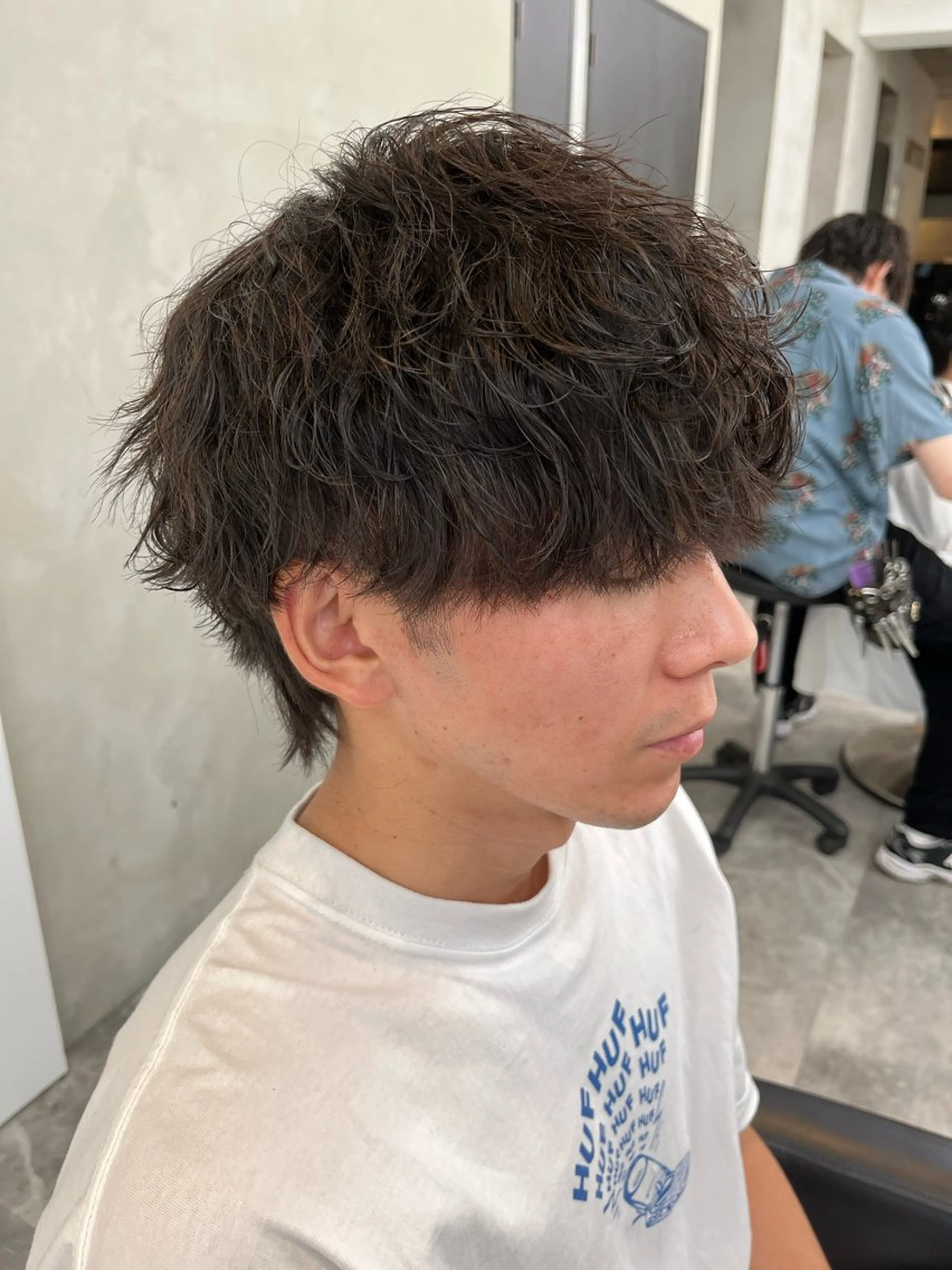 ショート パーマ メンズ 平野 拓海のヘアスタイル