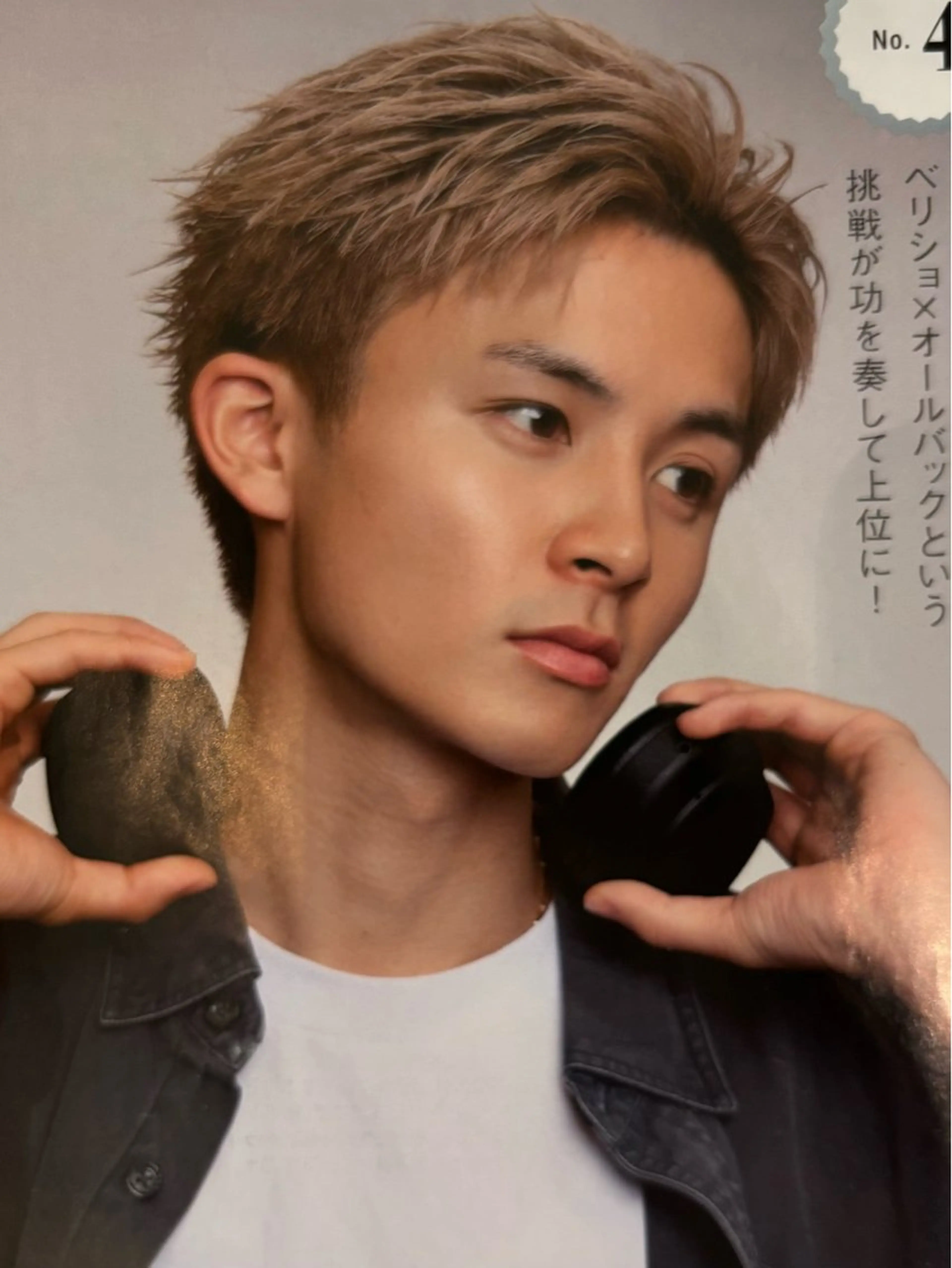 メンズ レイヤー/透明感 カラー/nanokaのヘアスタイル