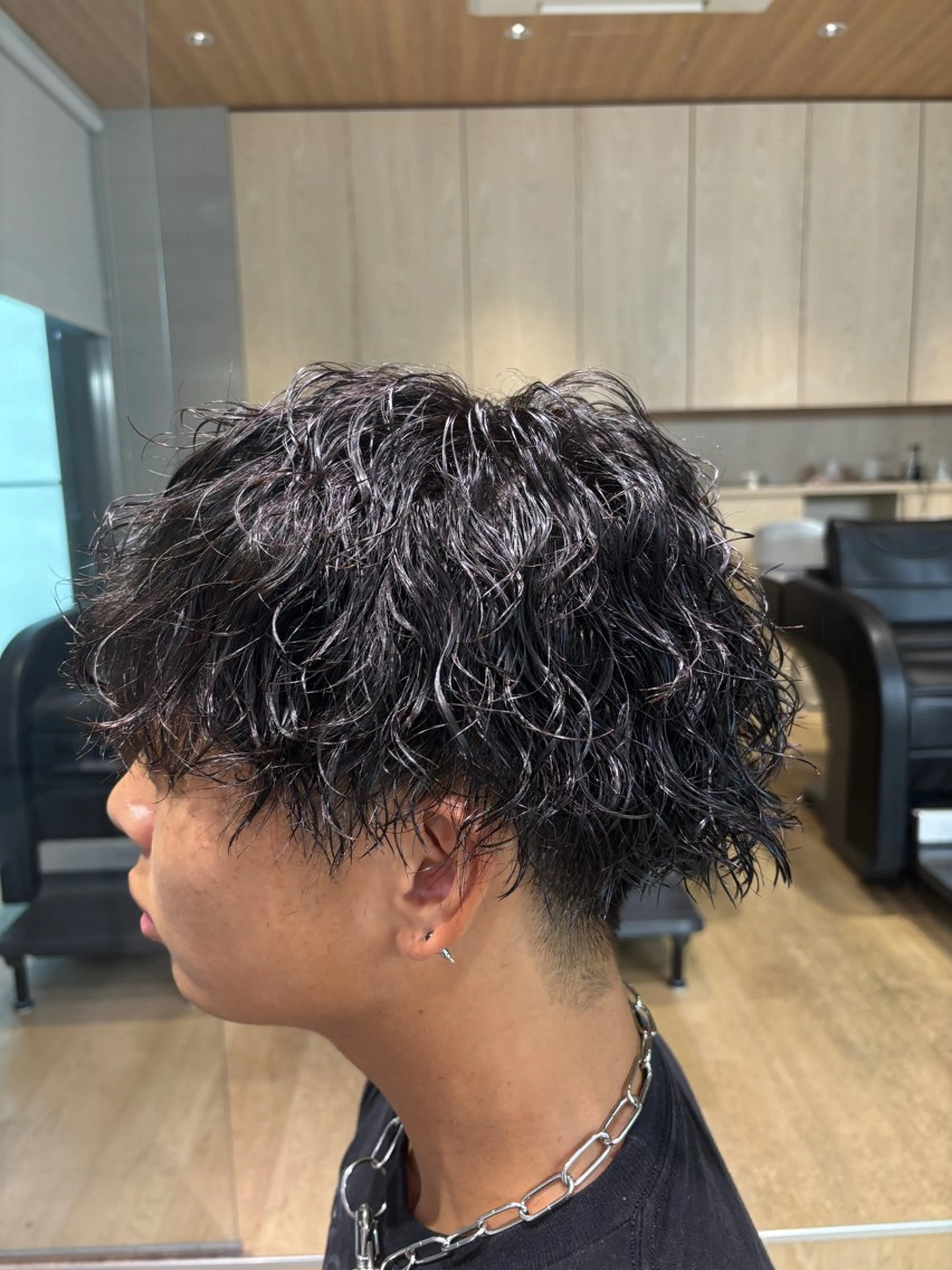 ショート パーマ カット パーマ ☀️fifth天神 英令🌙のヘアスタイル