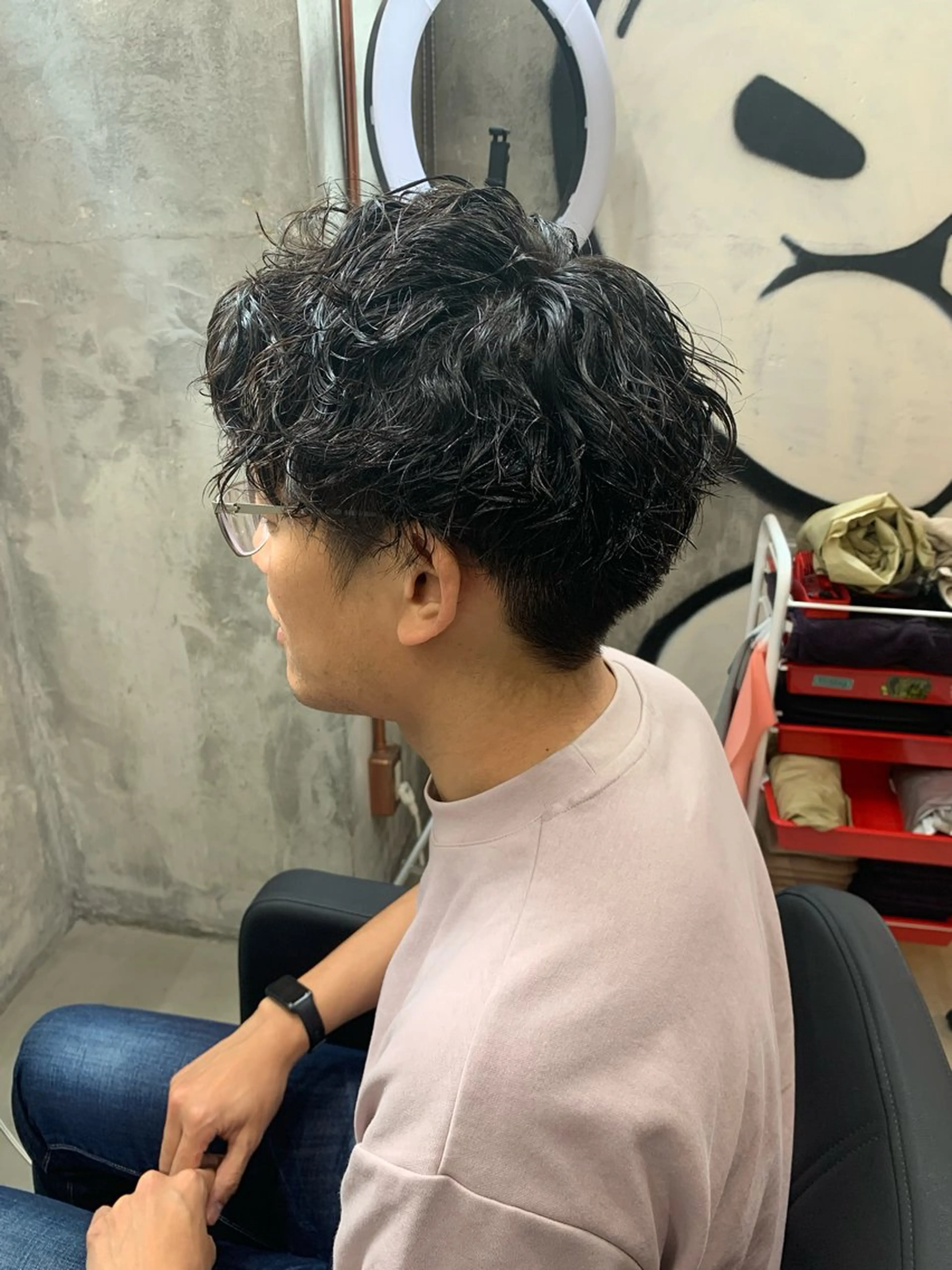 パーマ メンズ マッシュ メンズパーマ ツイストスパイラルパーマ スパイラルパーマ カット パーマ ⚡️メンズパーマ特化 mens支持◎/忠地のヘアスタイル